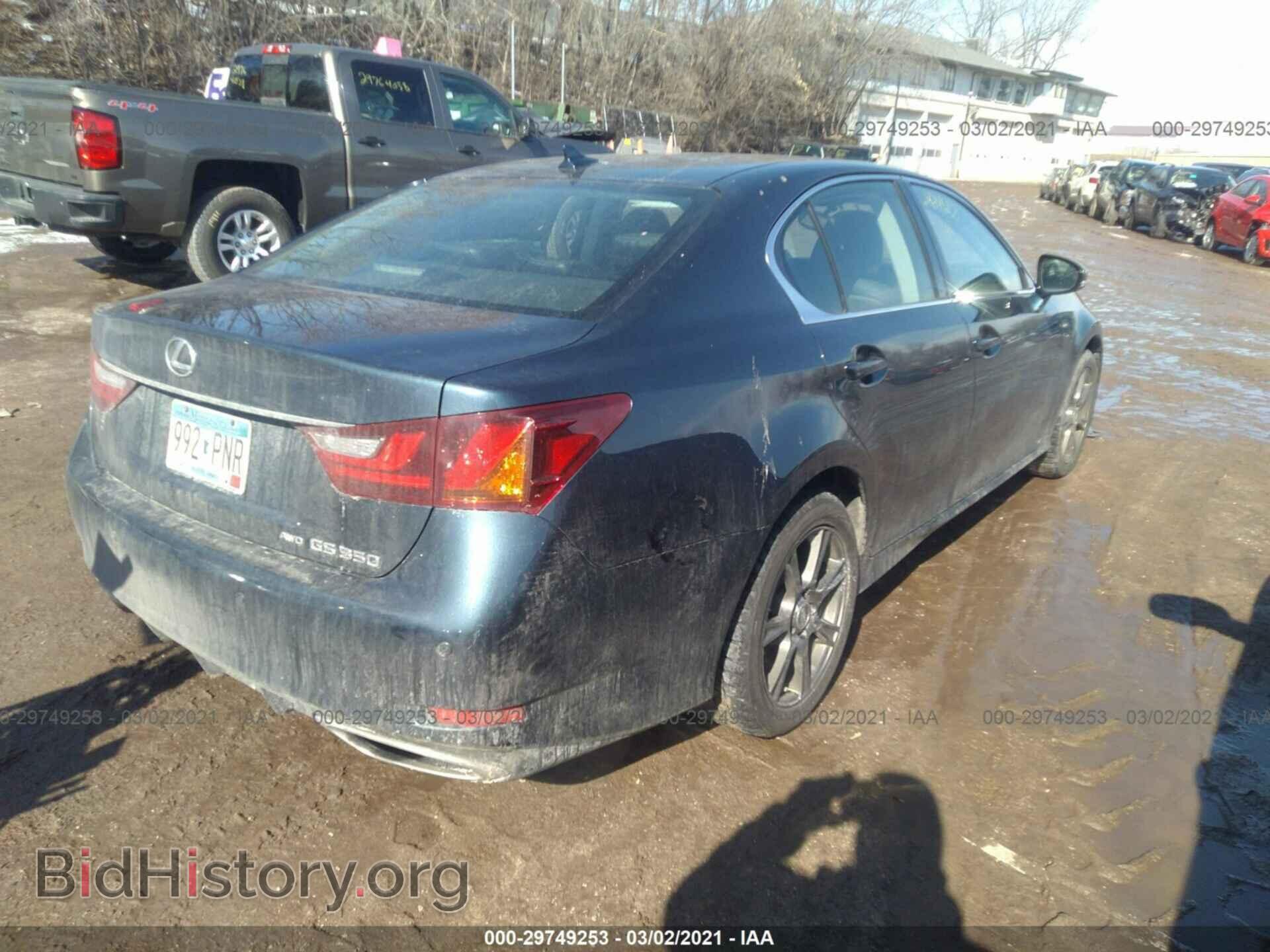 2013 LEXUS GS 350 - VIN: JTHCE1BL9D5008455 - Фото 4
