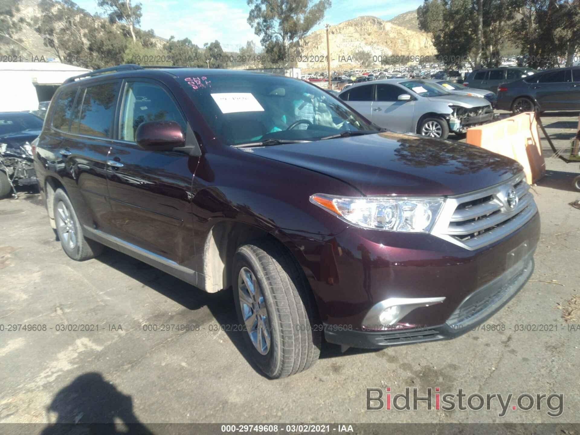 Photo 5TDZK3EHXCS067451 - TOYOTA HIGHLANDER 2012