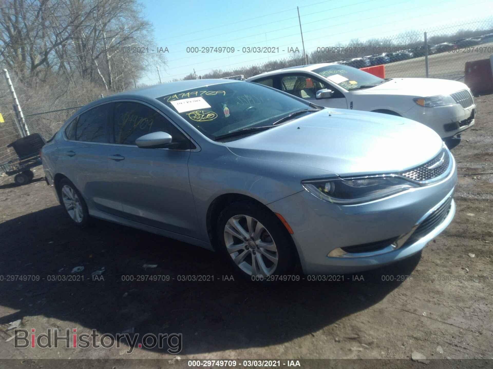 Фотография 1C3CCCAB0FN682495 - CHRYSLER 200 2015