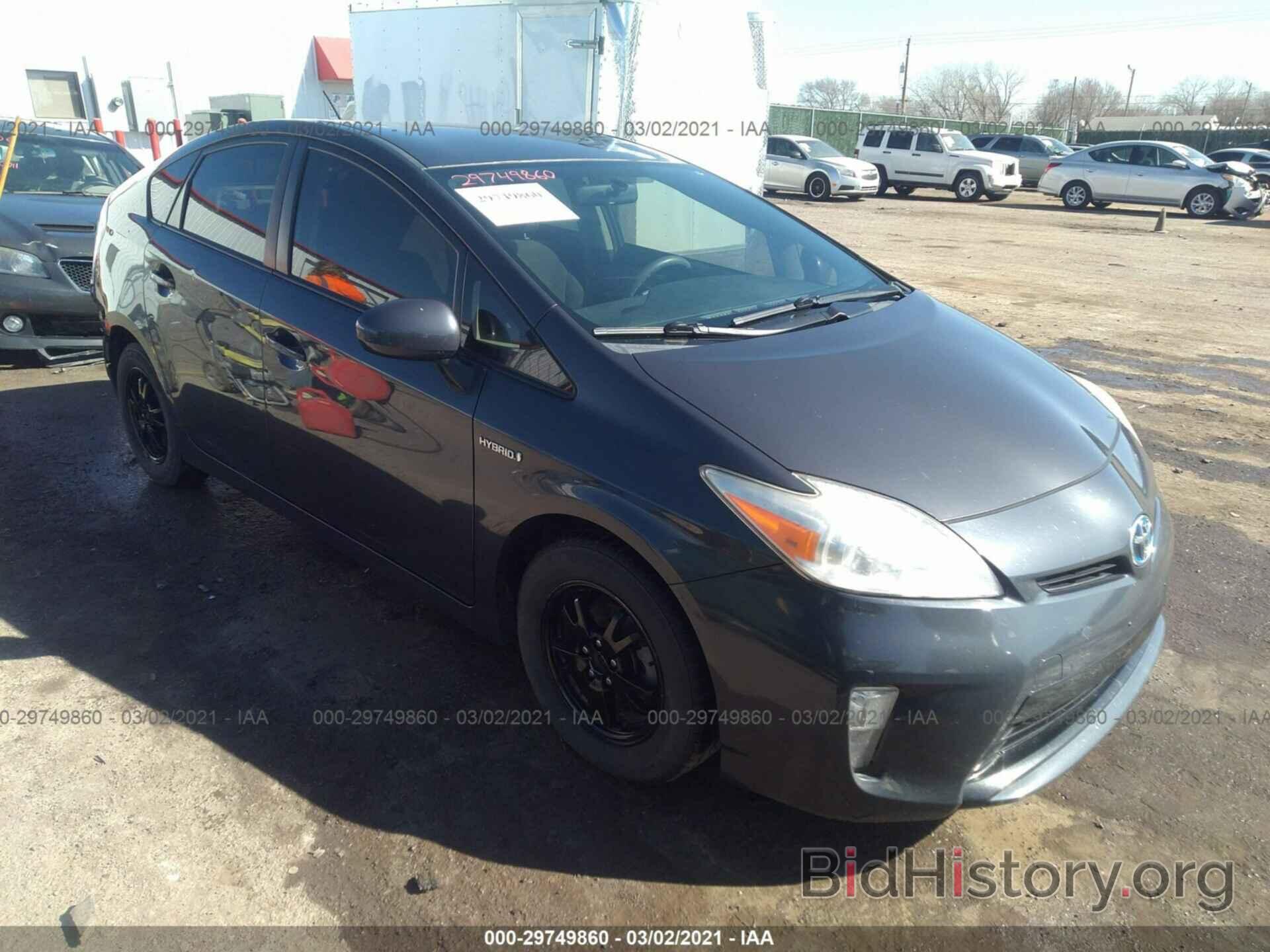 Photo JTDKN3DU4C1553659 - TOYOTA PRIUS 2012