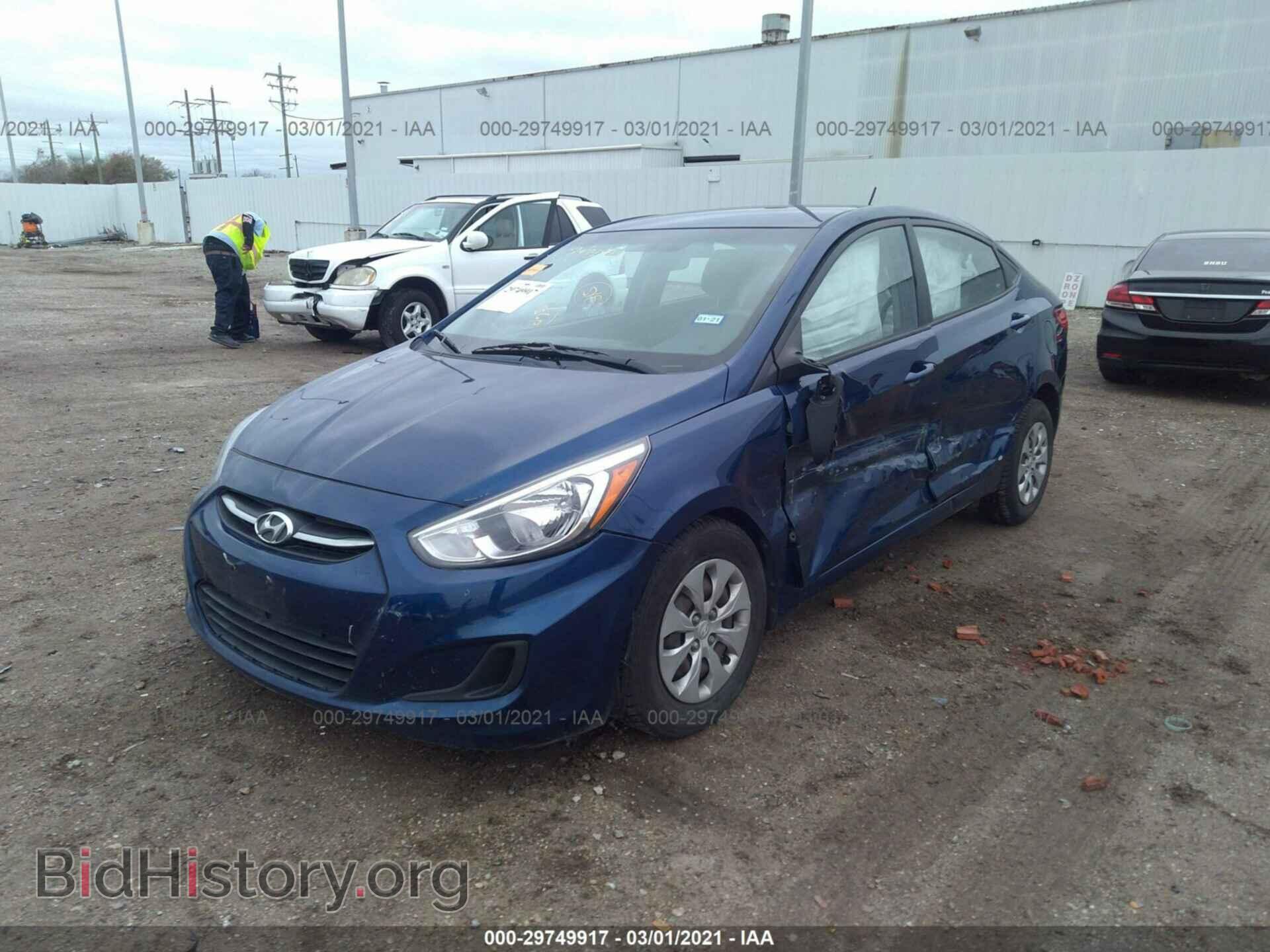 2016 HYUNDAI ACCENT - VIN: KMHCT4AE9GU013267 - Фото 2