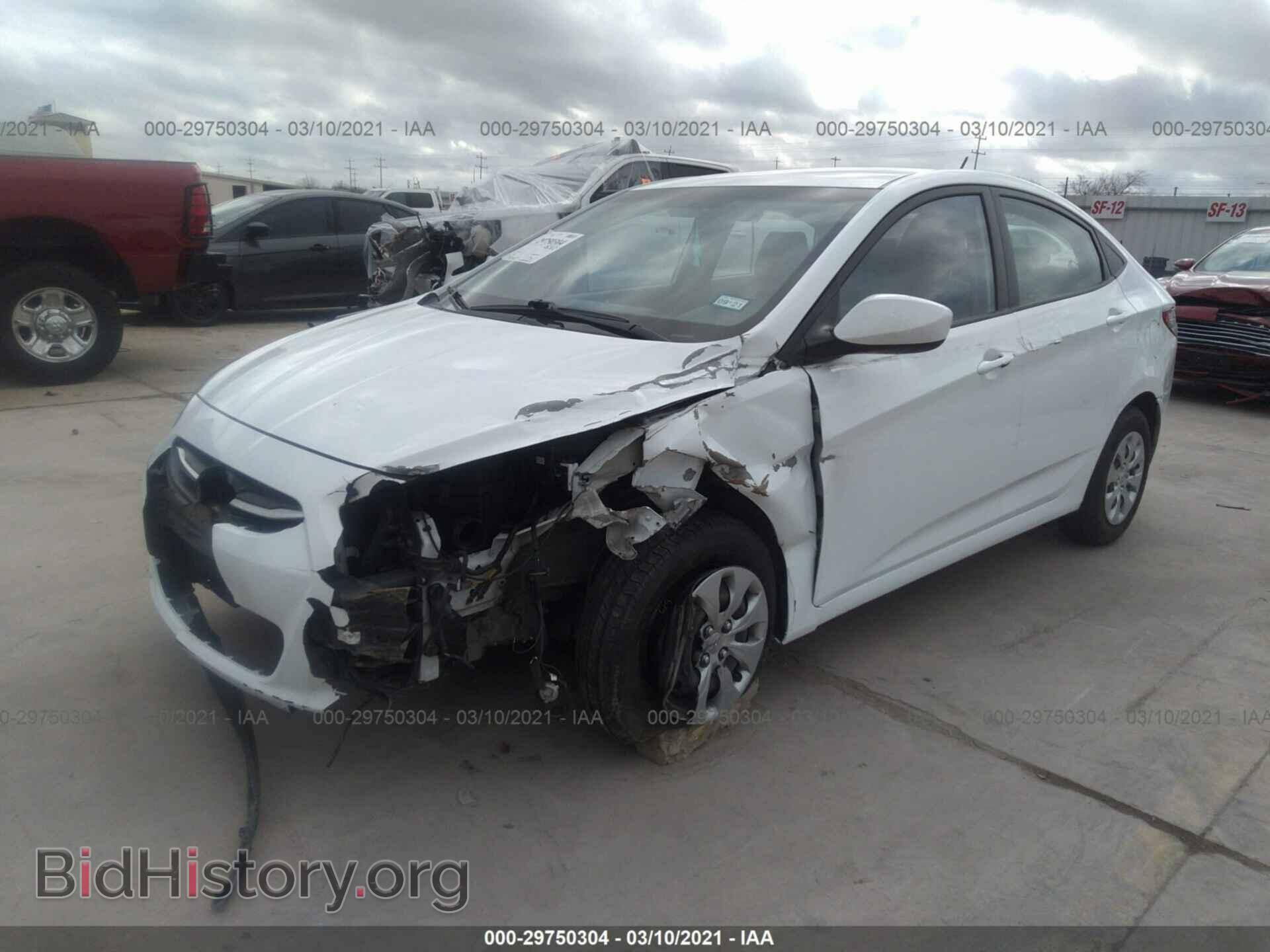 2016 HYUNDAI ACCENT - VIN: KMHCT4AE5GU074809 - Фото 2
