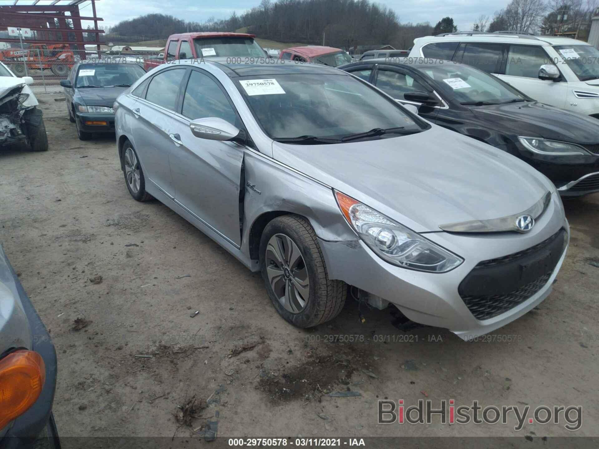 Photo KMHEC4A45DA067744 - HYUNDAI SONATA HYBRID 2013