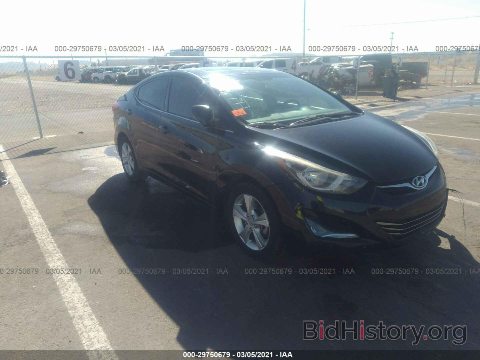 Photo 5NPDH4AE1GH728824 - HYUNDAI ELANTRA 2016