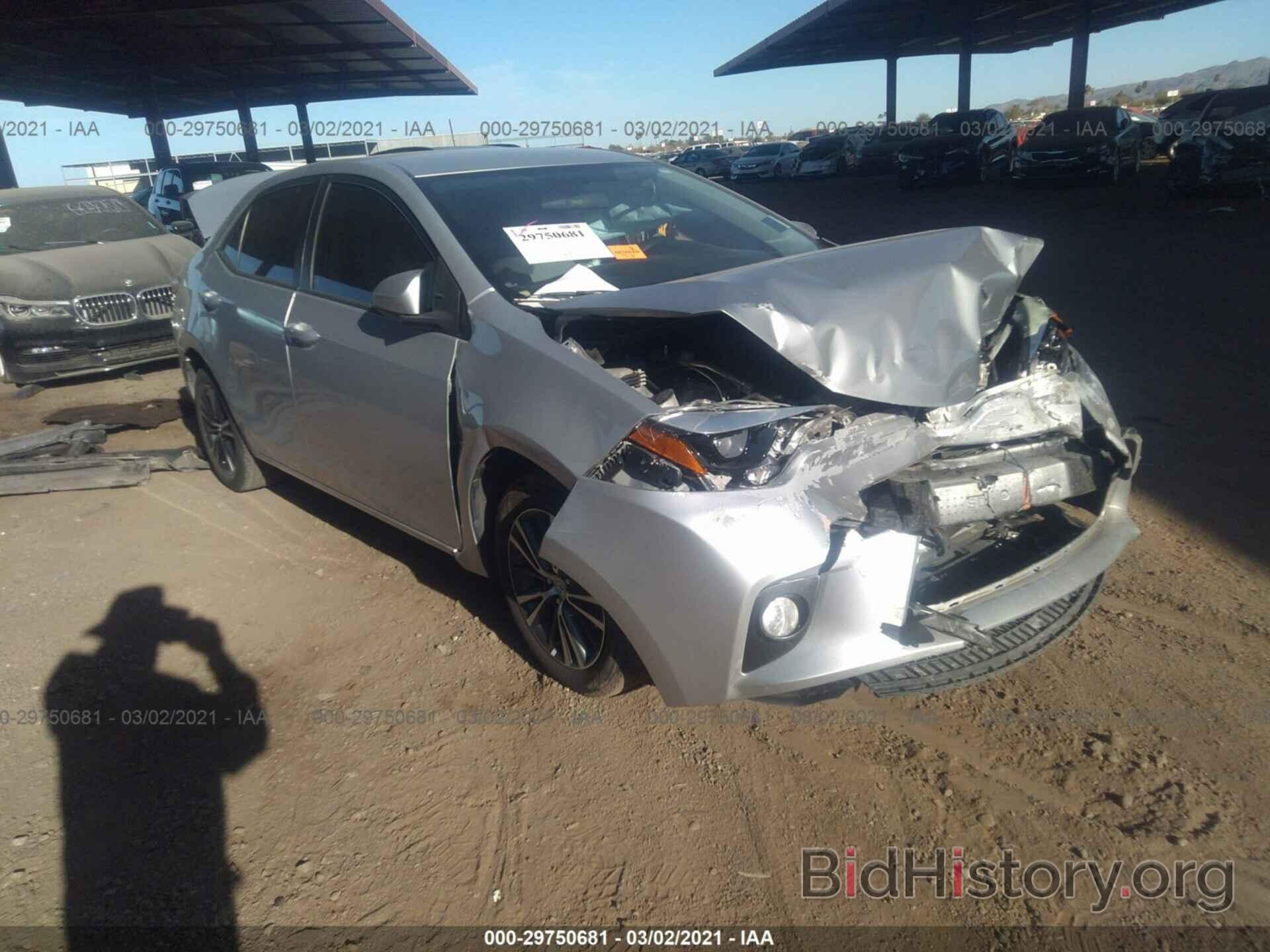 Photo 5YFBURHEXGP541638 - TOYOTA COROLLA 2016