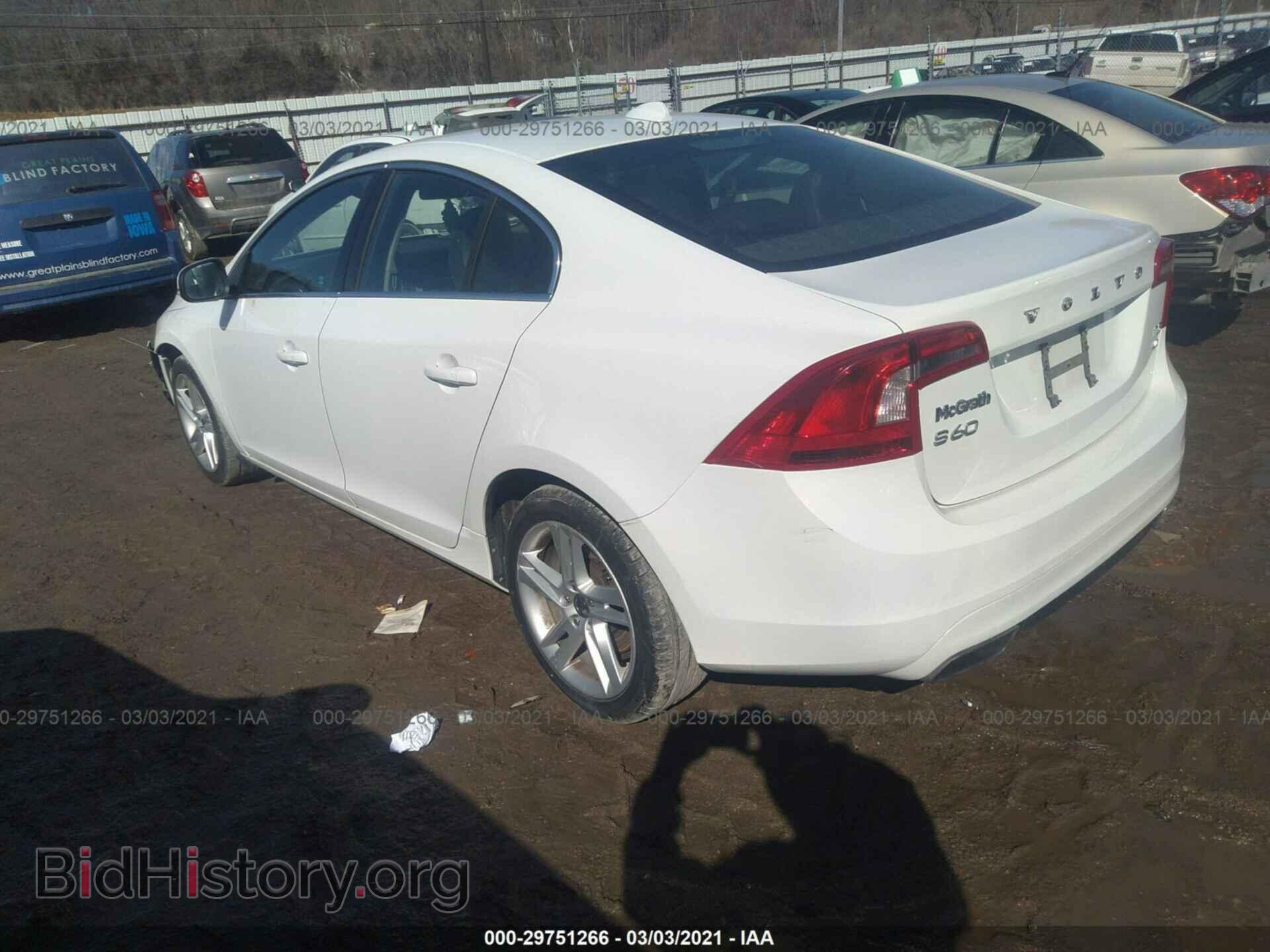 2014 VOLVO S60 - VIN: YV1612FH1E2290657 - Фото 3