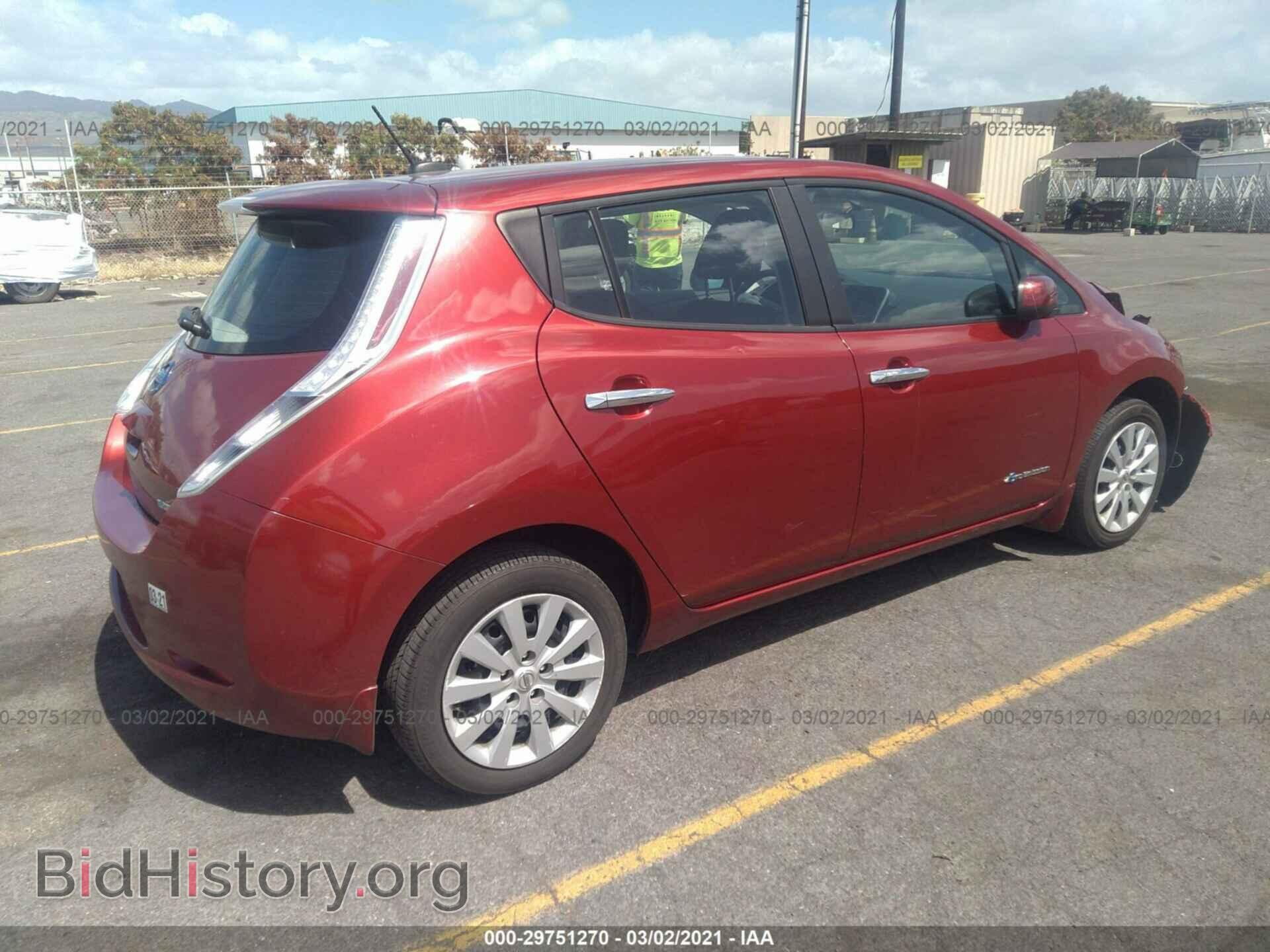 2015 NISSAN LEAF - VIN: 1N4AZ0CP2FC300512 - Фото 4