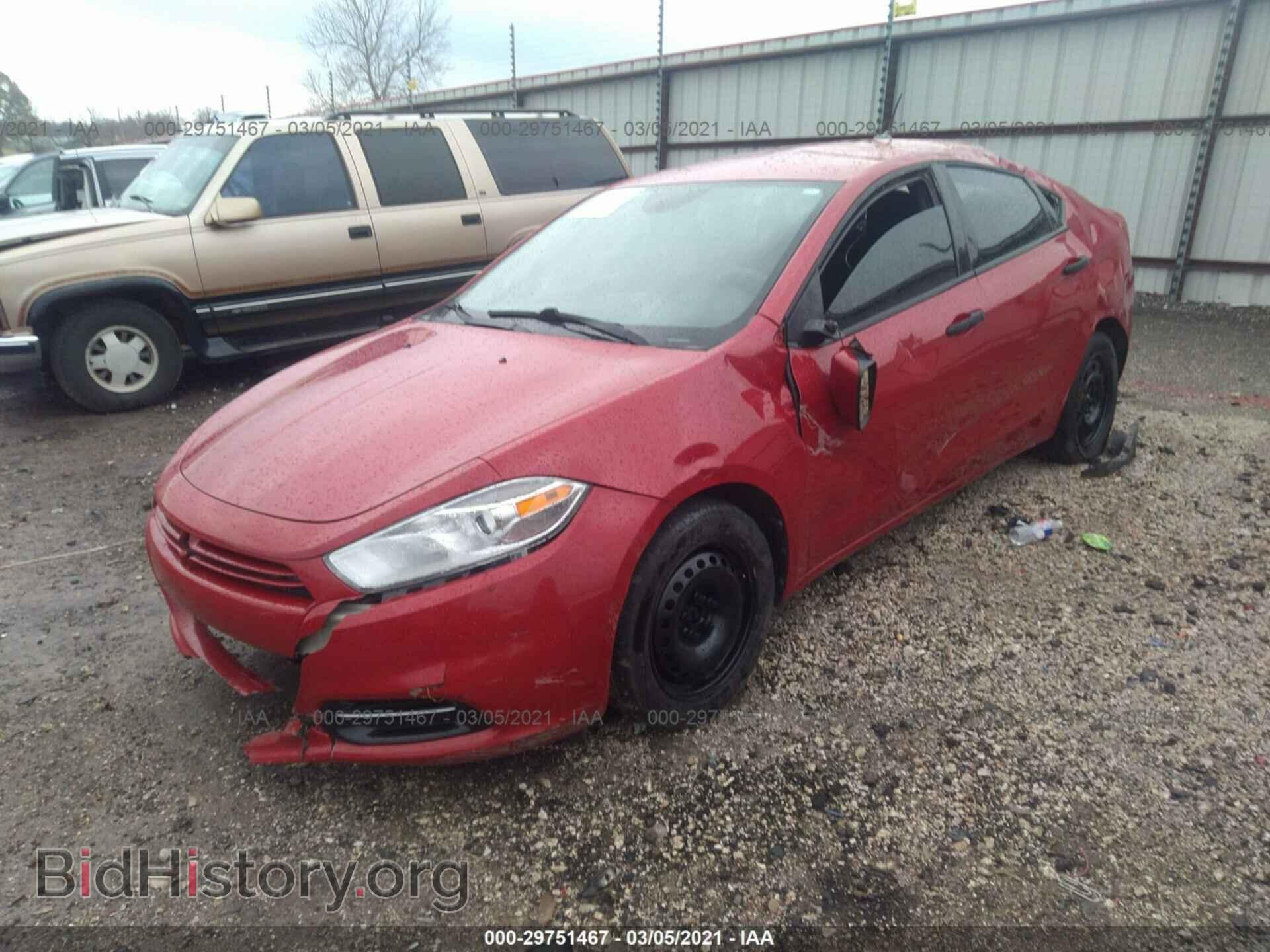 2013 DODGE DART - VIN: 1C3CDFAA9DD105053 - Фото 2