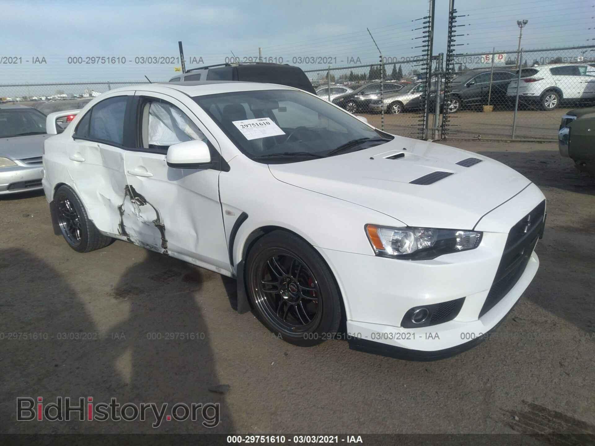 Photo JA32W8FV2EU011430 - MITSUBISHI LANCER EVOLUTION 2014