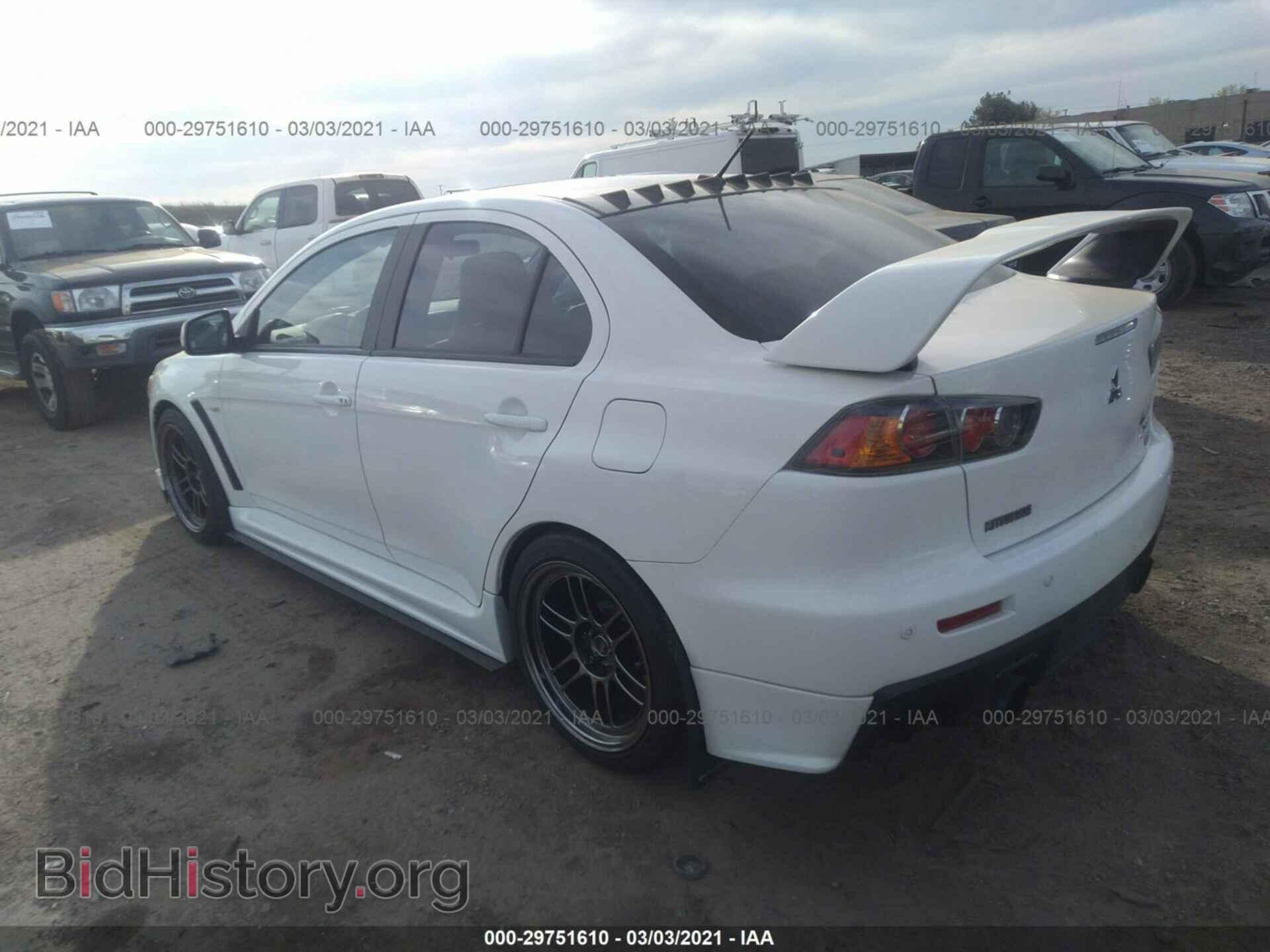 2014 MITSUBISHI LANCER EVOLUTION - VIN: JA32W8FV2EU011430 - Фото 3