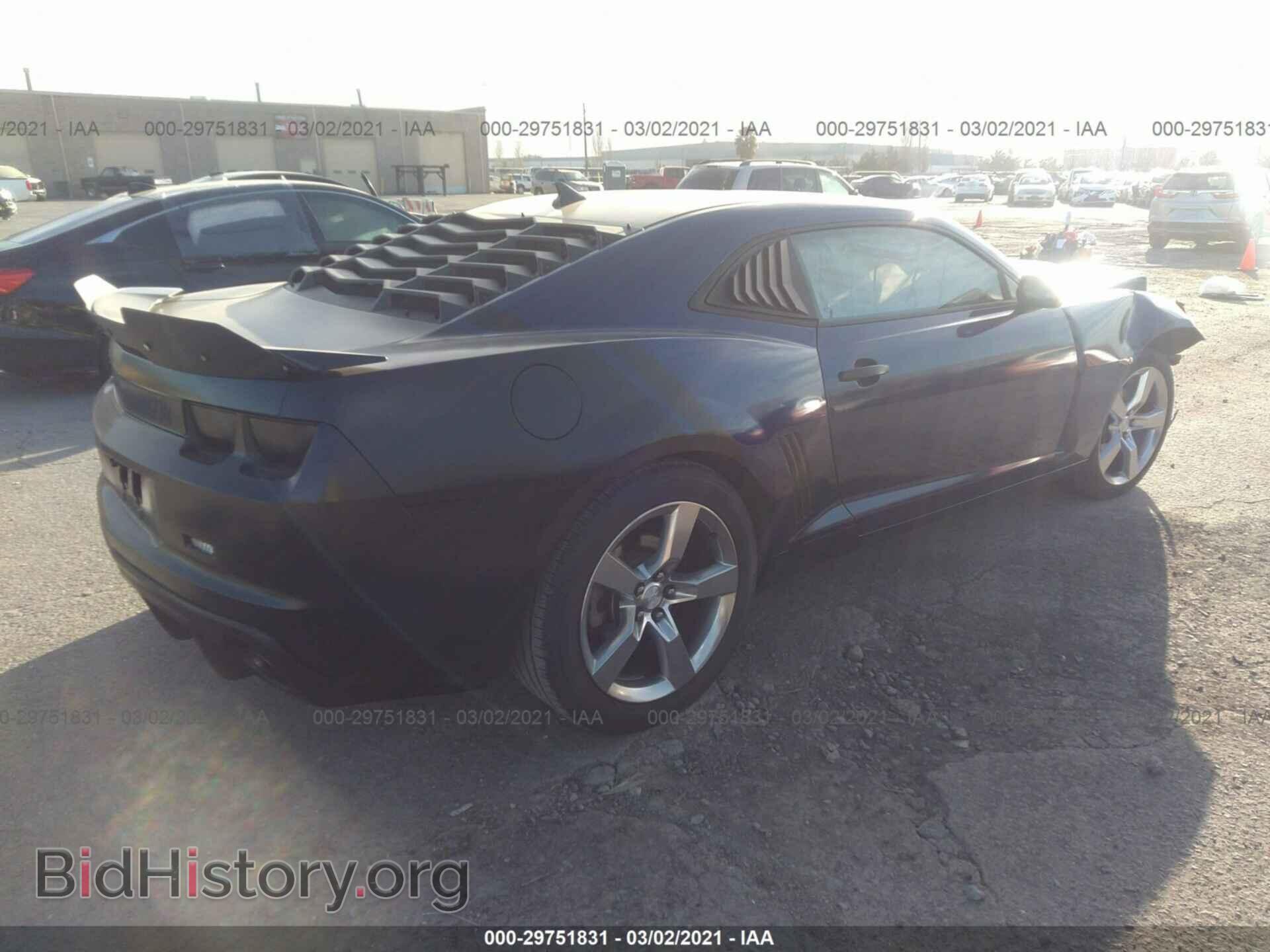 2012 CHEVROLET CAMARO - VIN: 2G1FA1E32C9188491 - Фото 4