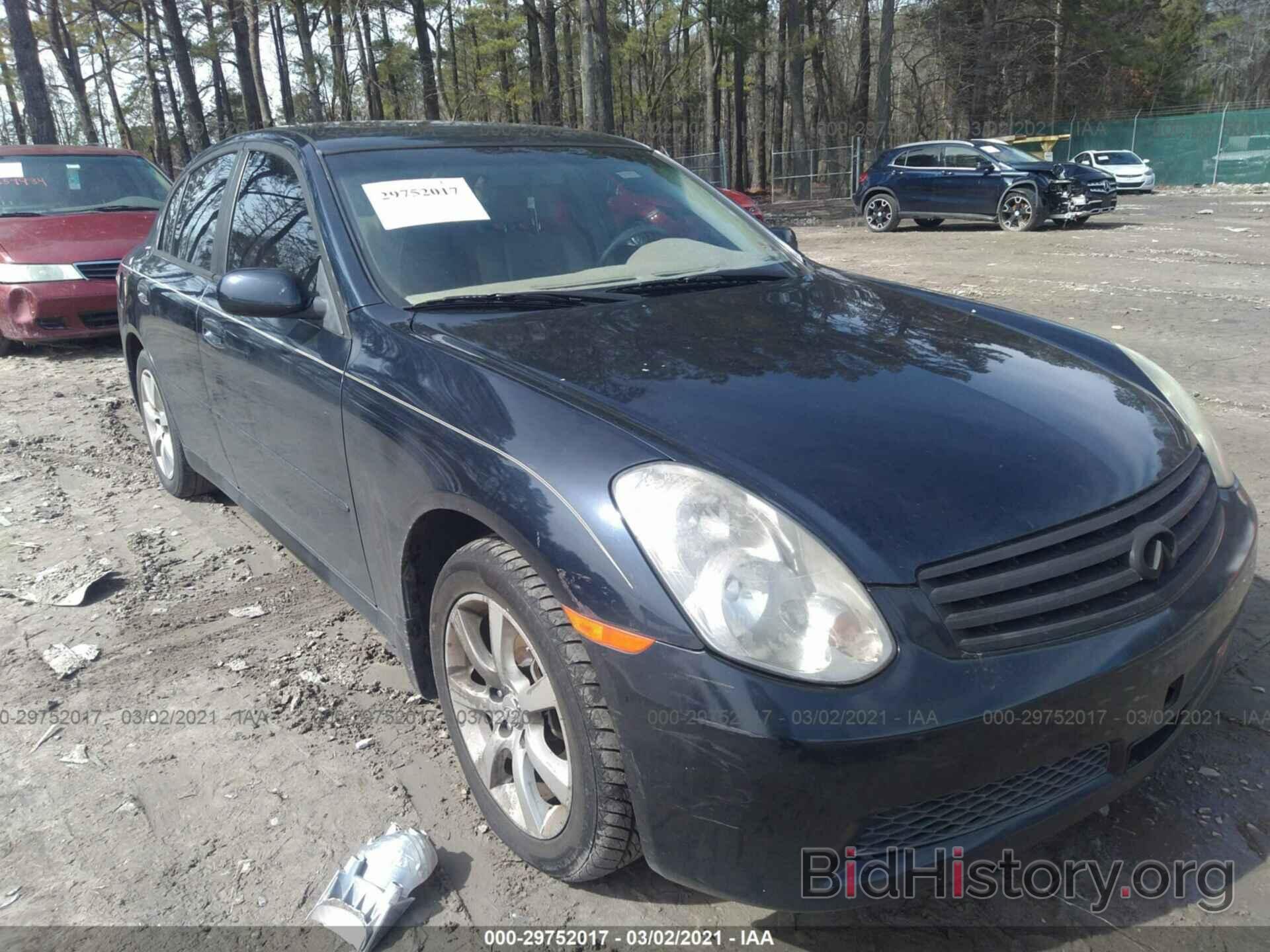 Photo JNKCV51F06M601794 - INFINITI G35 SEDAN 2006