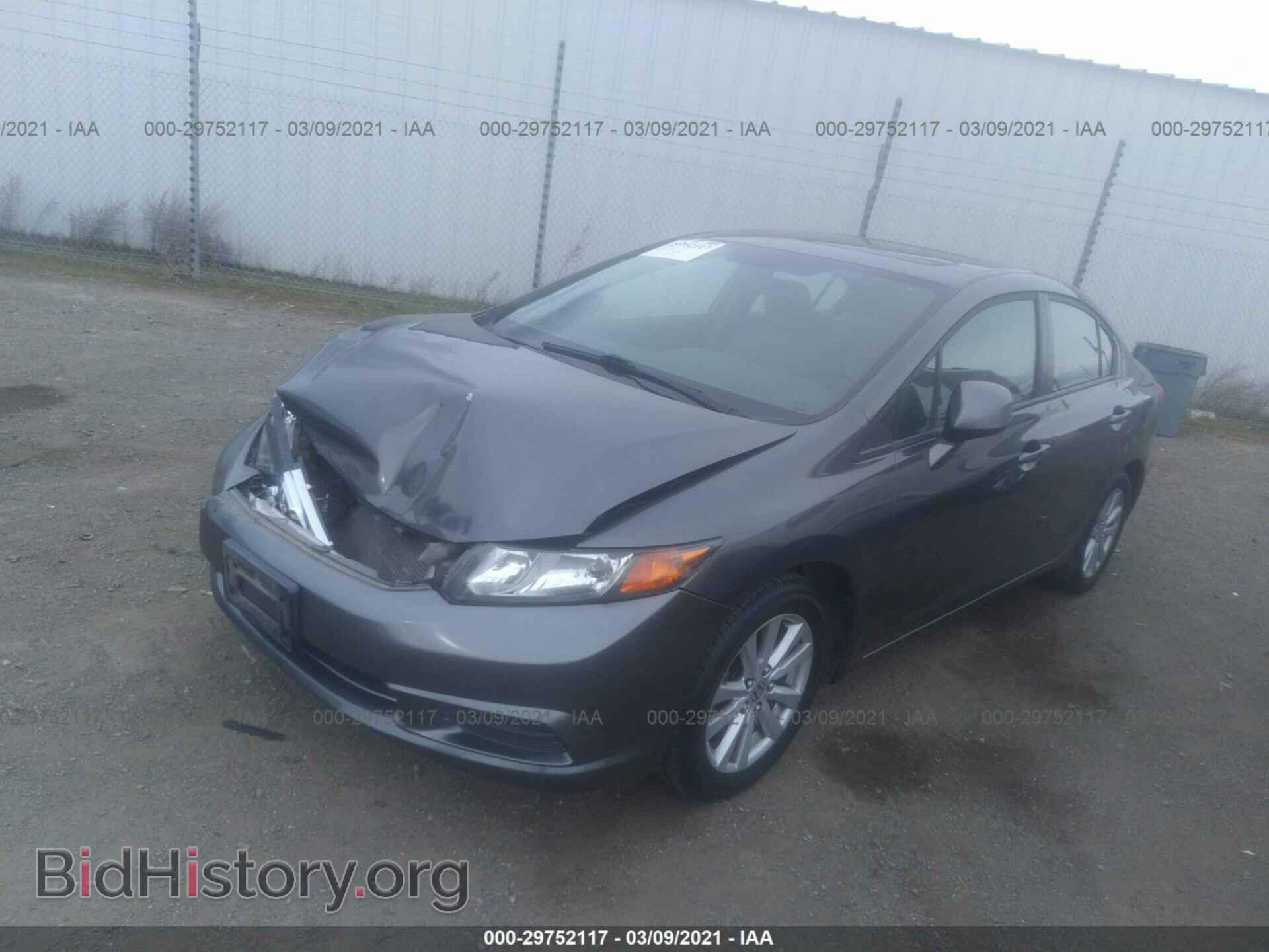 2012 HONDA CIVIC SDN - VIN: 2HGFB2F89CH313496 - Фото 2