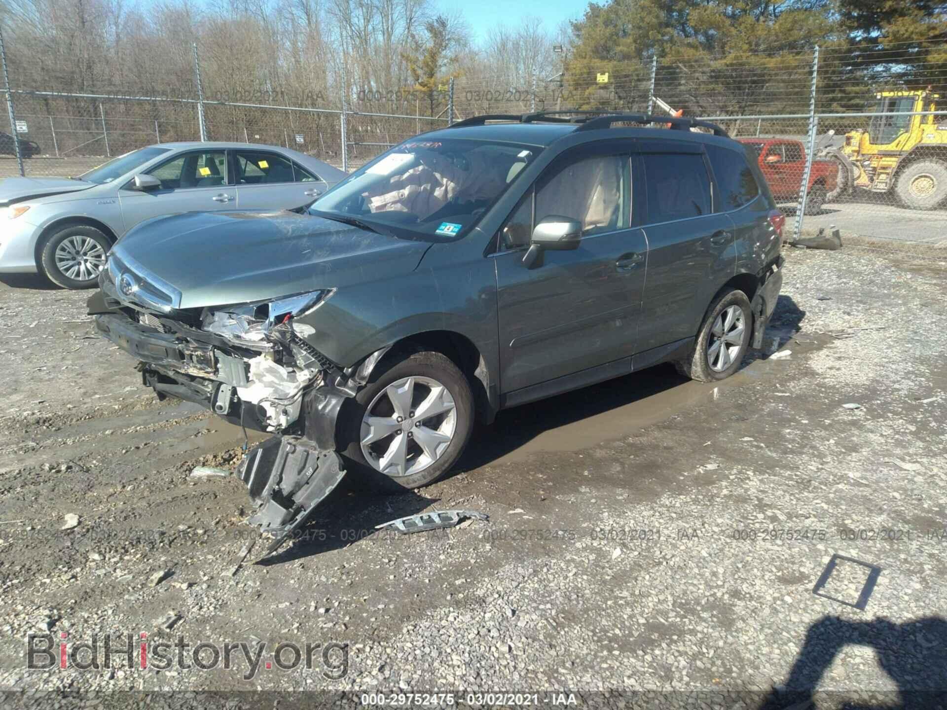 2014 SUBARU FORESTER - VIN: JF2SJAMC3EH421642 - Фото 2