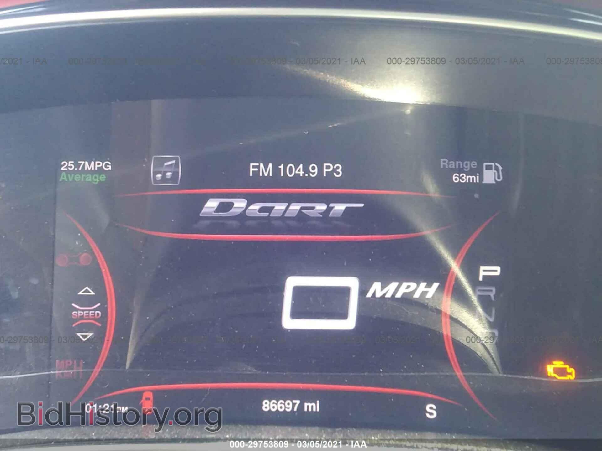 2013 DODGE DART - VIN: 1C3CDFCBXDD341099 - Photo 7