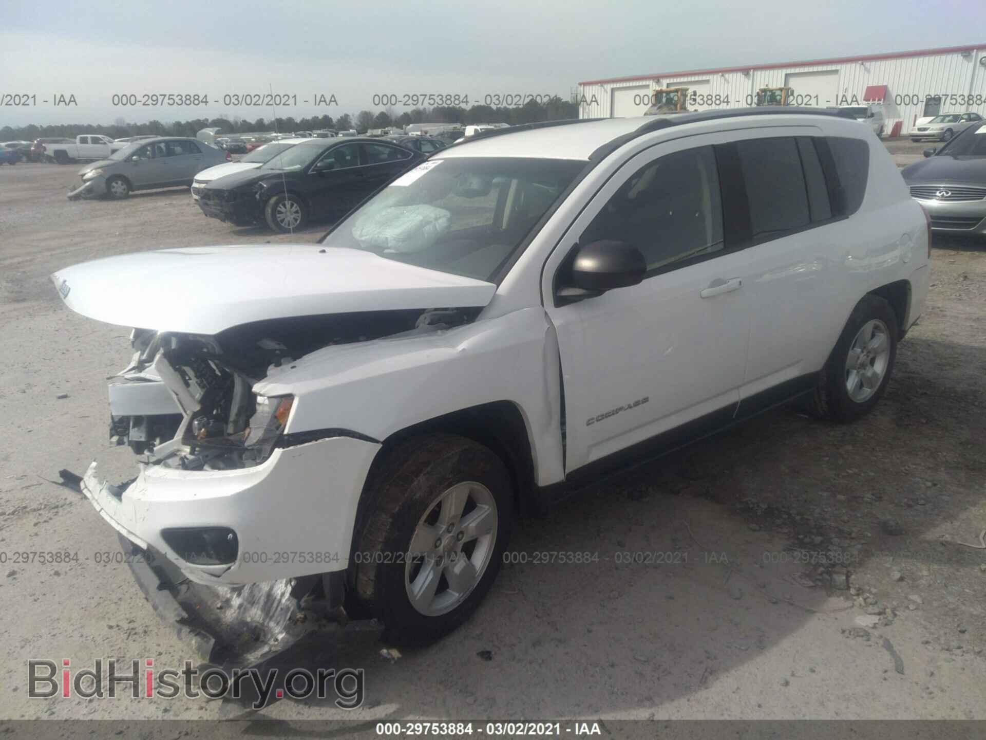 2016 JEEP COMPASS - VIN: 1C4NJCBA3GD763272 - Фото 2