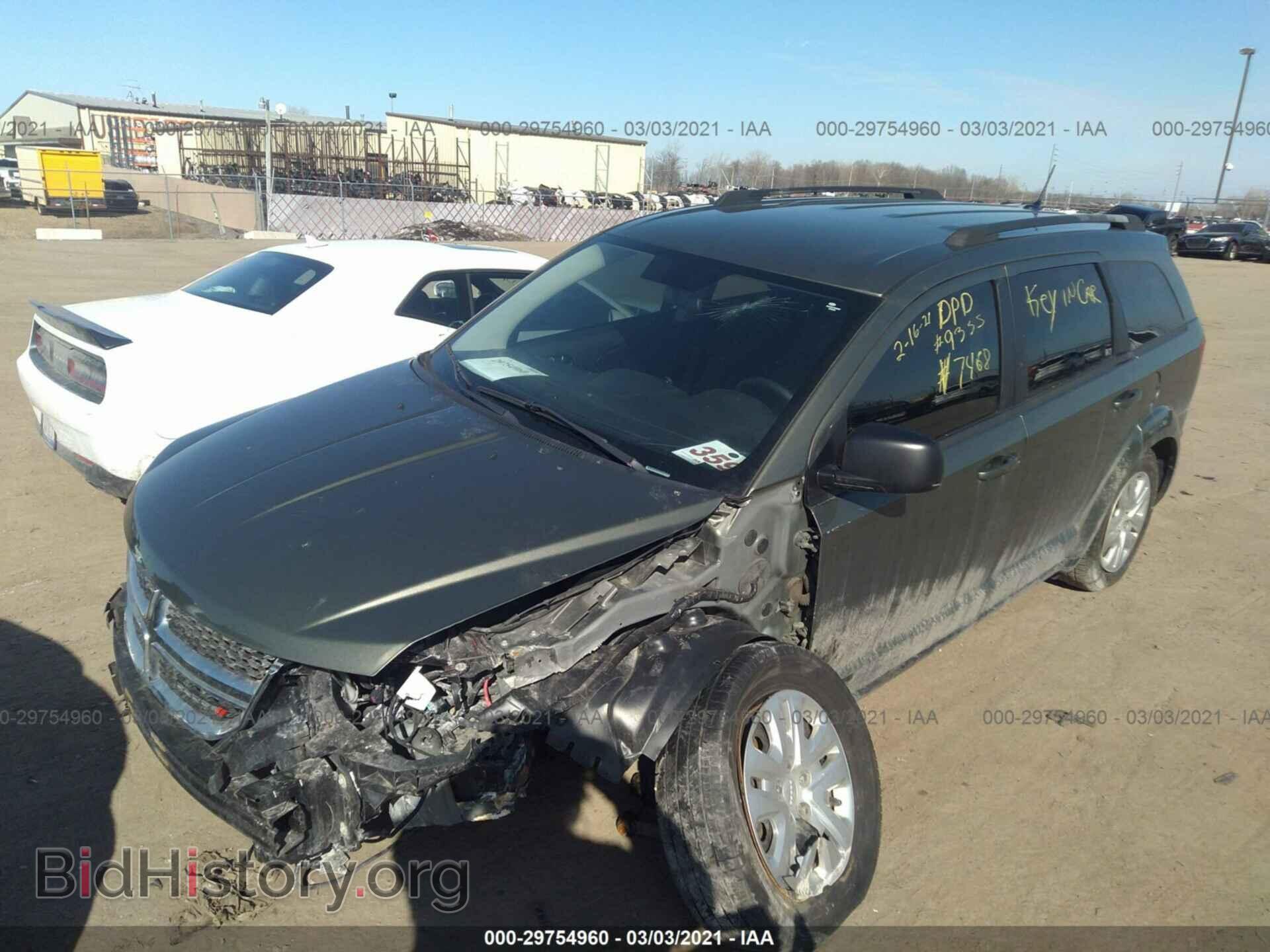 2017 DODGE JOURNEY - VIN: 3C4PDCAB6HT617468 - Фото 2