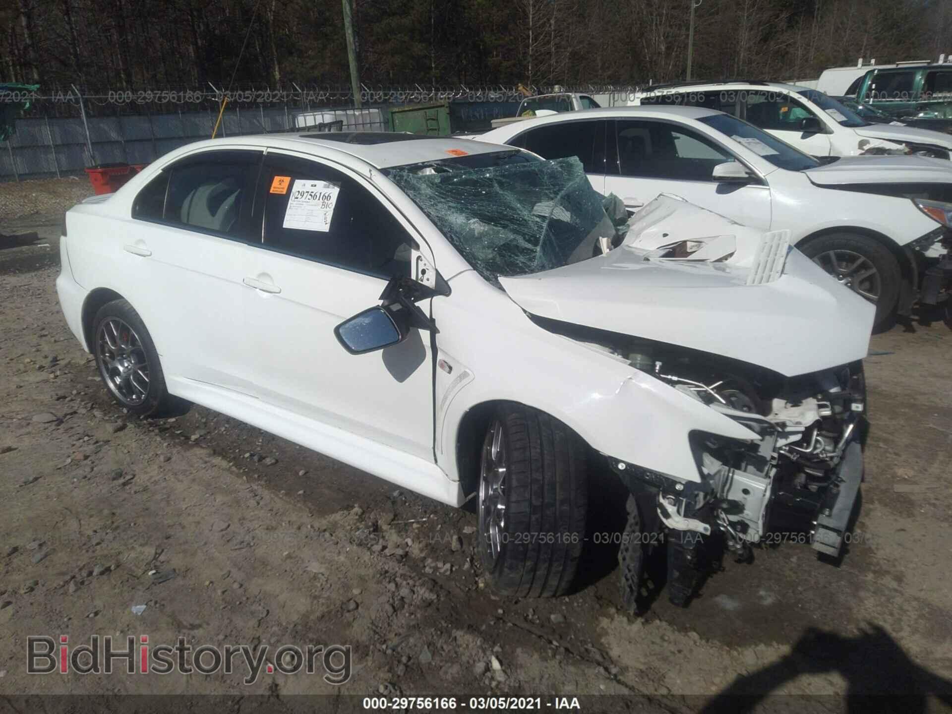 Photo JA32W5FV7EU005962 - MITSUBISHI LANCER EVOLUTION 2014