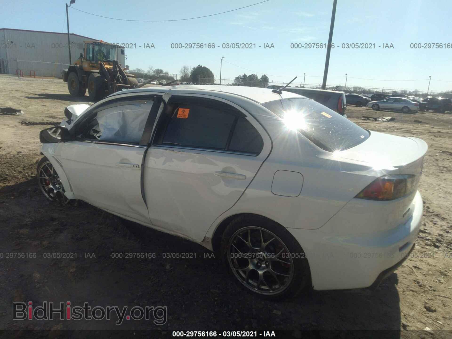 2014 MITSUBISHI LANCER EVOLUTION - VIN: JA32W5FV7EU005962 - Фото 3
