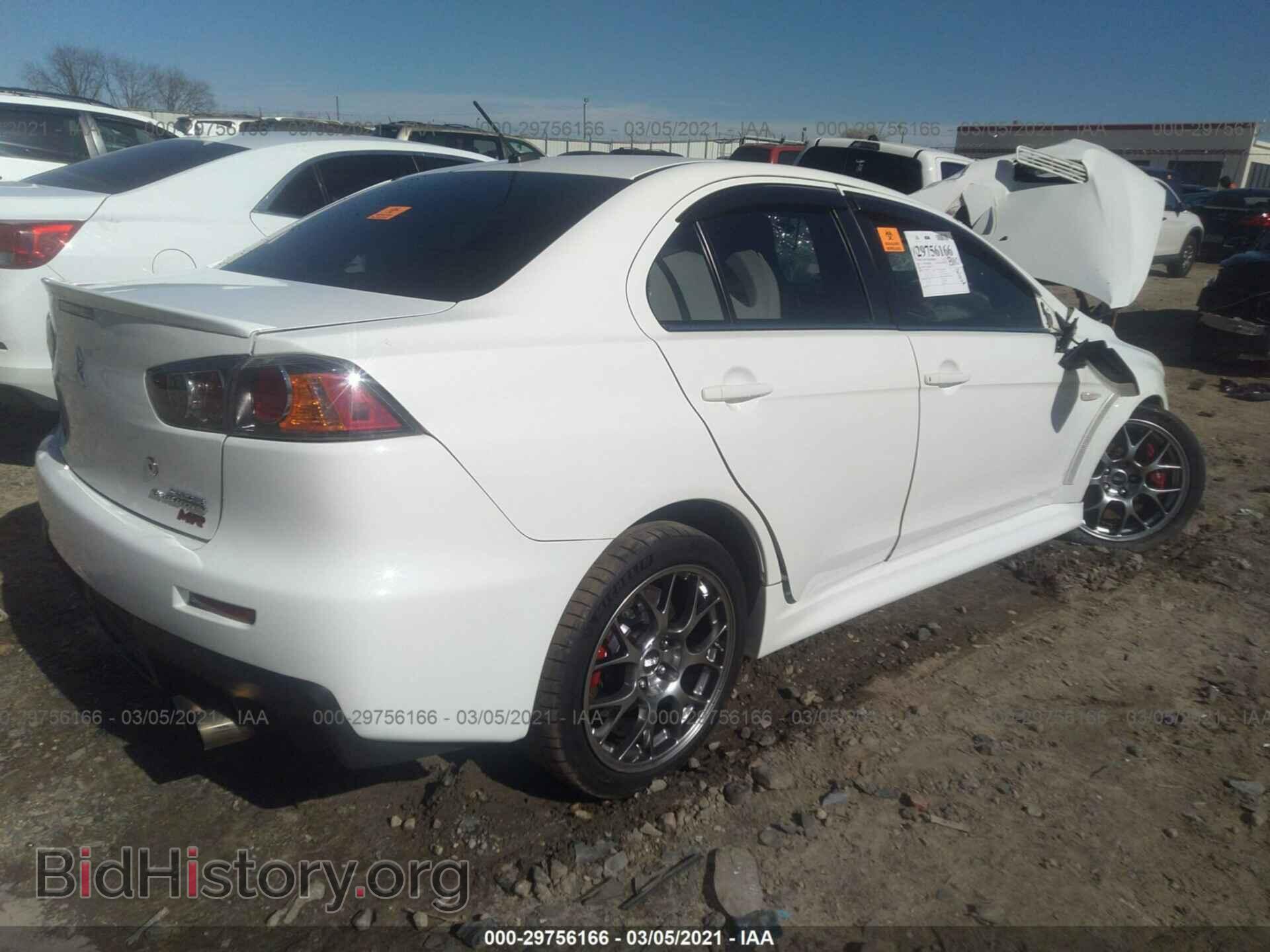 2014 MITSUBISHI LANCER EVOLUTION - VIN: JA32W5FV7EU005962 - Фото 4