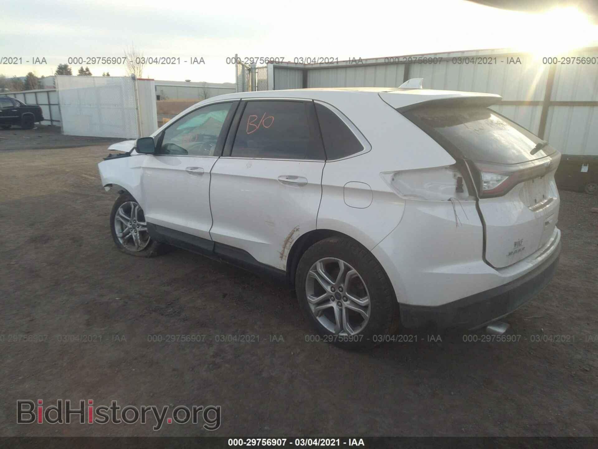 2015 FORD EDGE - VIN: 2FMTK4K99FBB27424 - Фото 3