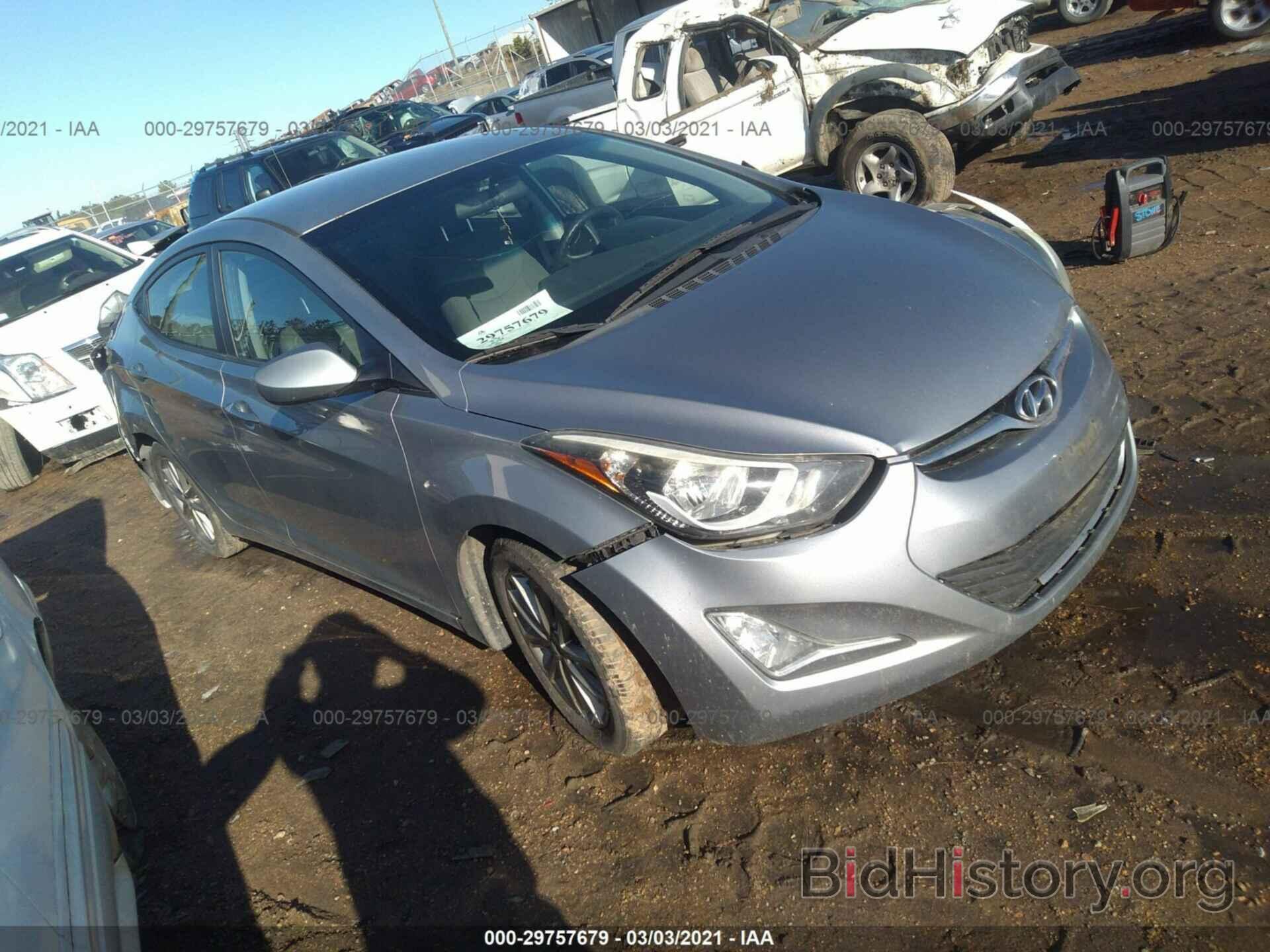 Photo 5NPDH4AE6GH660861 - HYUNDAI ELANTRA 2016