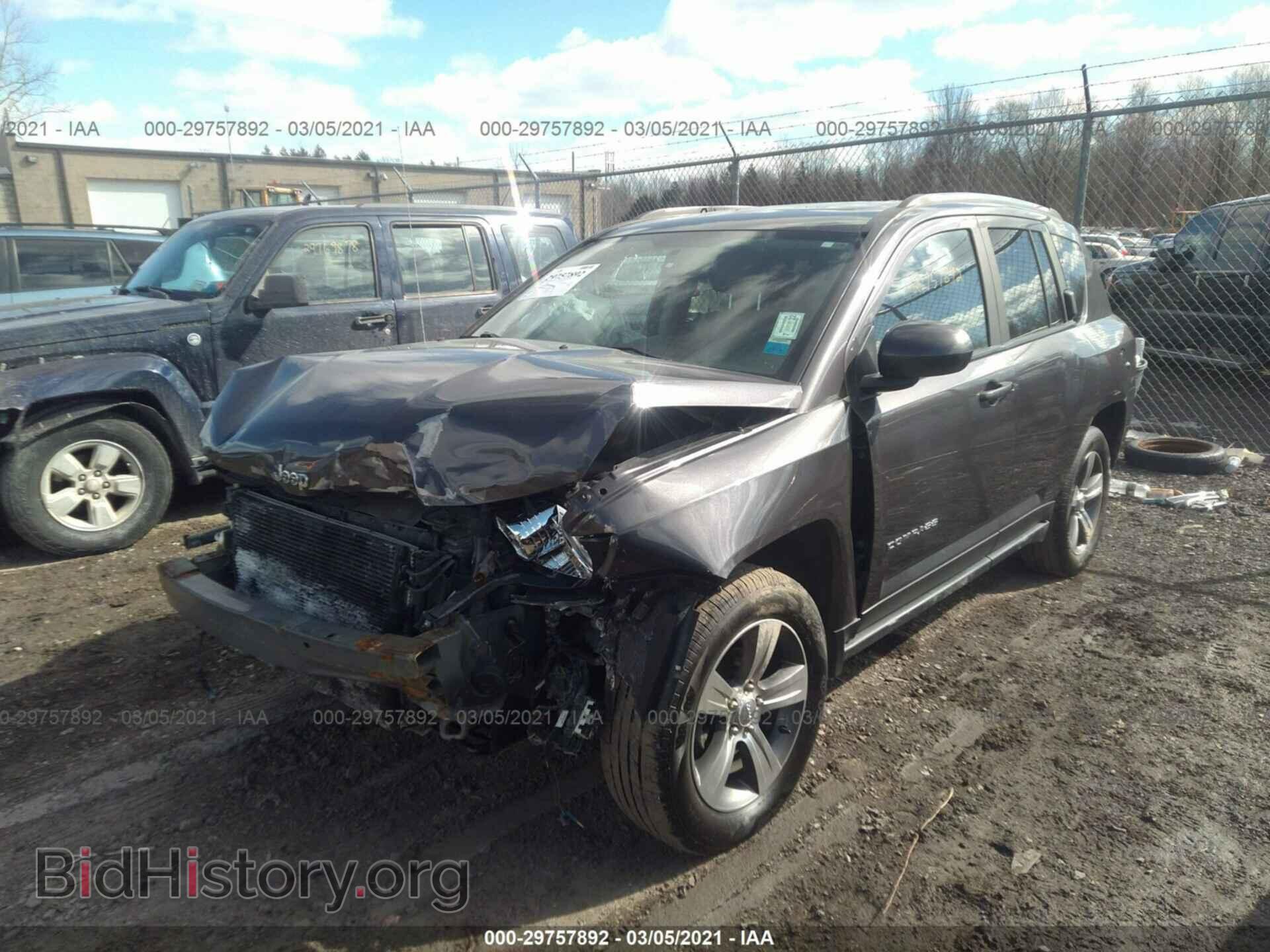 2017 JEEP COMPASS - VIN: 1C4NJDEB5HD100989 - Фото 2