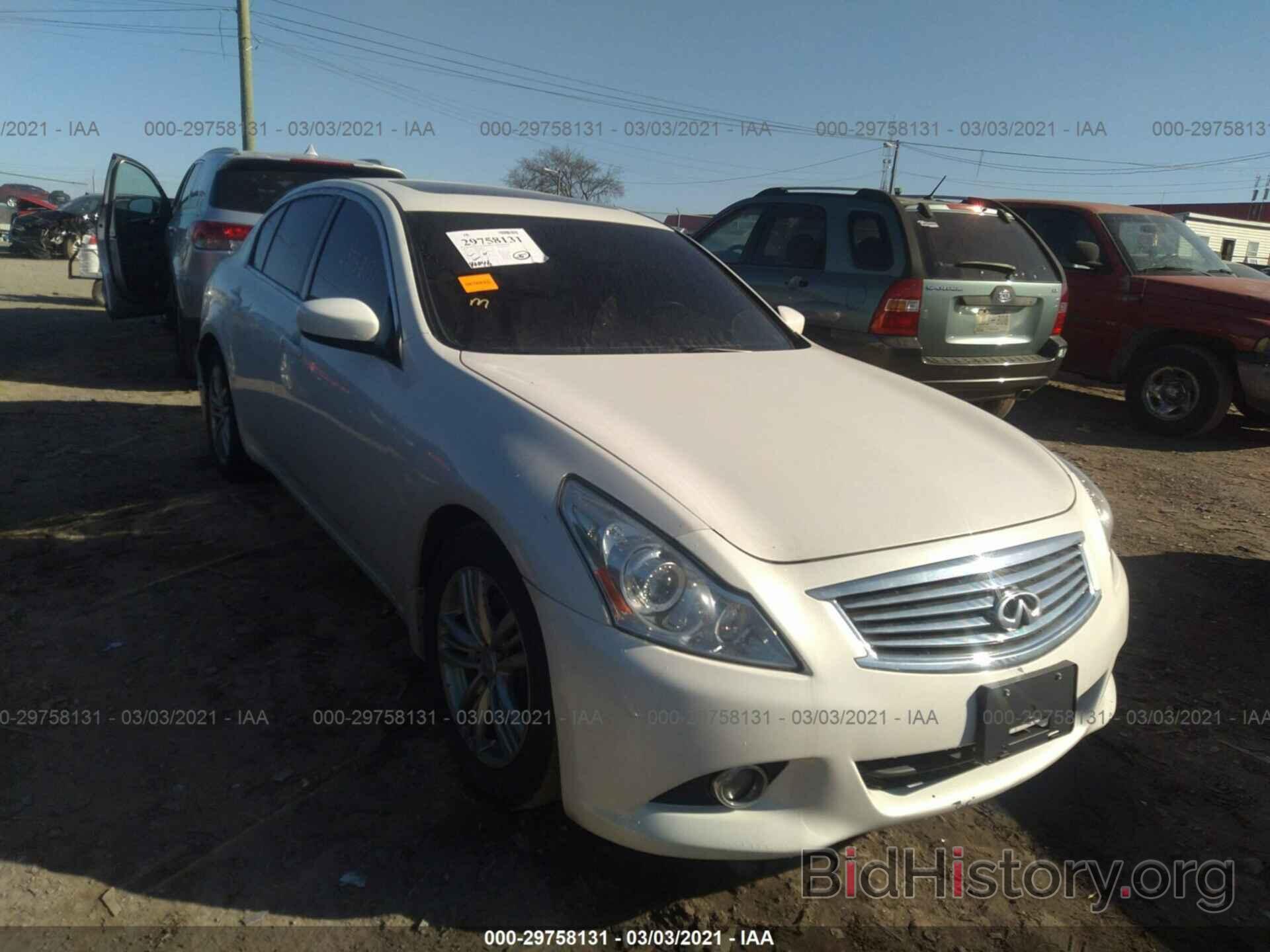 Photo JN1CV6AP6DM719946 - INFINITI G37 SEDAN 2013