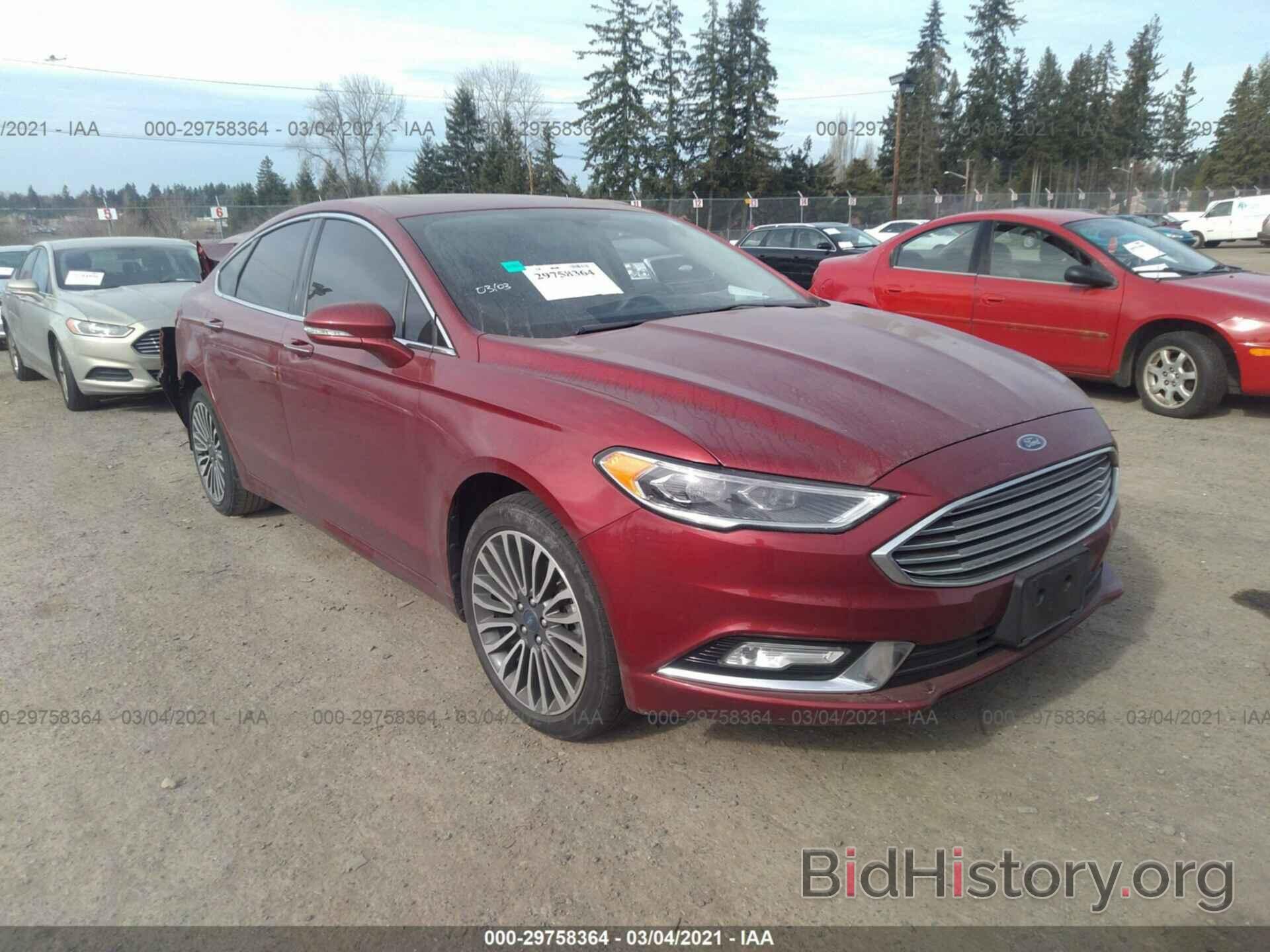 Photo 3FA6P0D9XJR168542 - FORD FUSION 2018