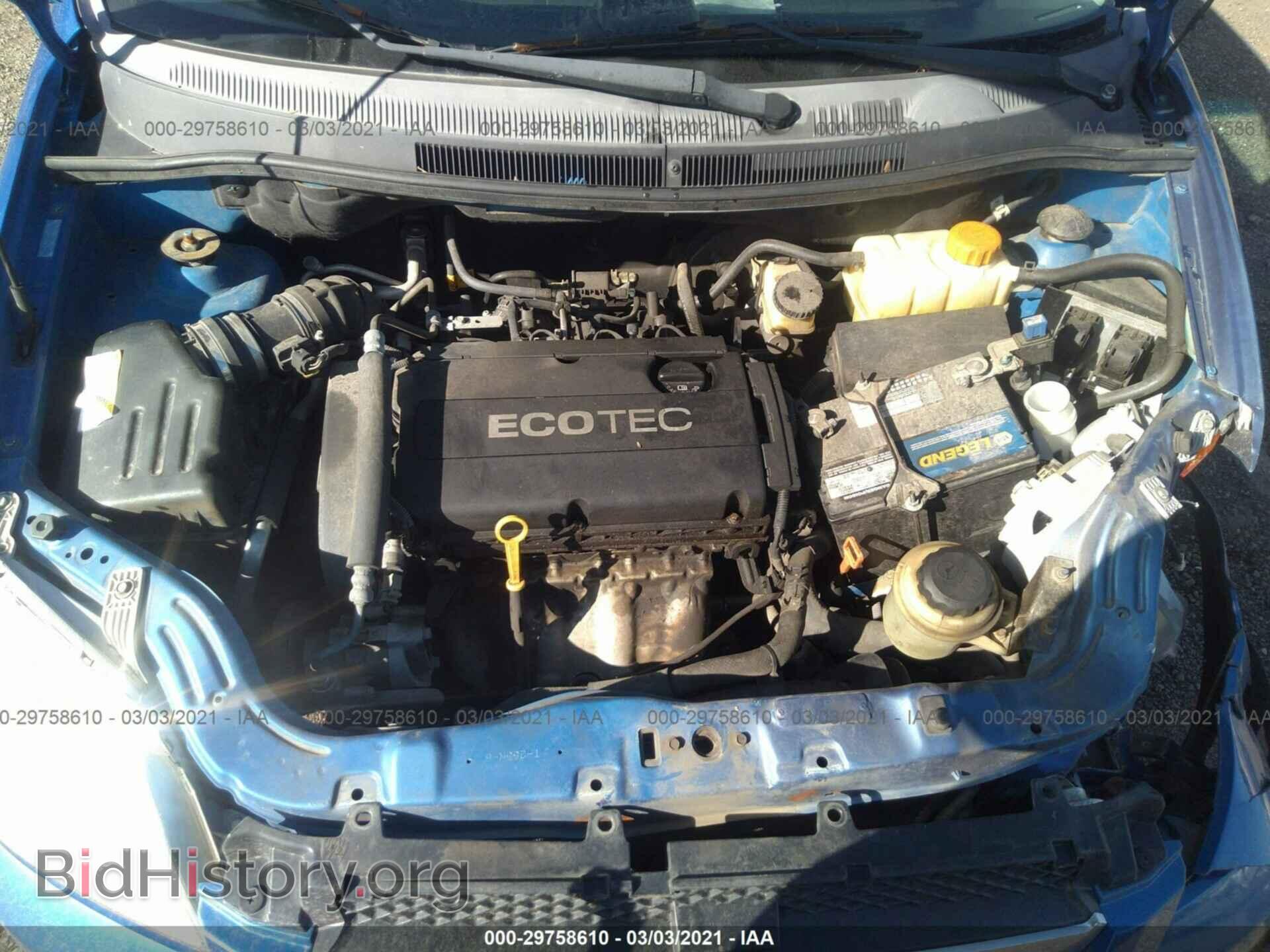 2010 CHEVROLET AVEO - VIN: KL1TD5DEXAB109941 - Фото 10