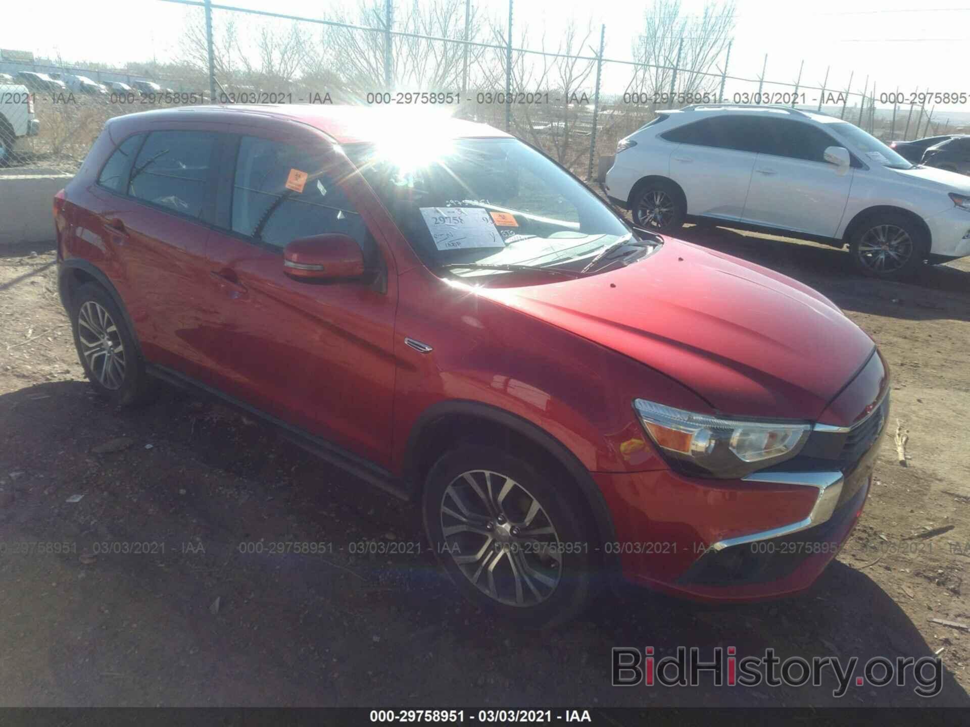 Photo JA4AP3AU5GZ049102 - MITSUBISHI OUTLANDER SPORT 2016