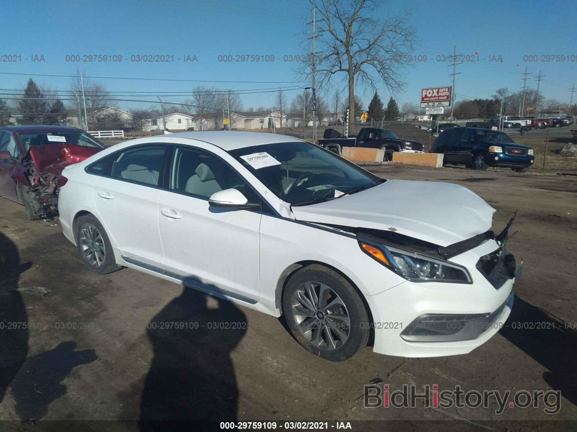 Photo 5NPE34AF9HH467973 - HYUNDAI SONATA 2017