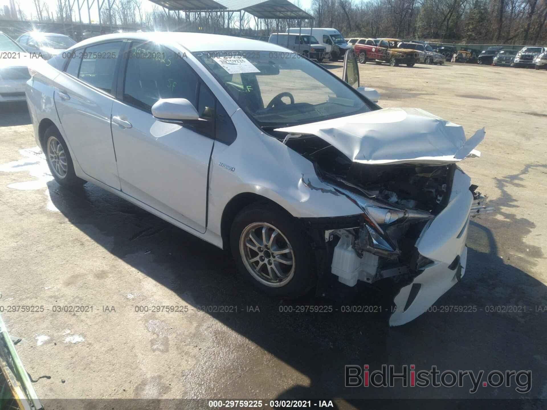 Photo JTDKBRFU6G3009697 - TOYOTA PRIUS 2016