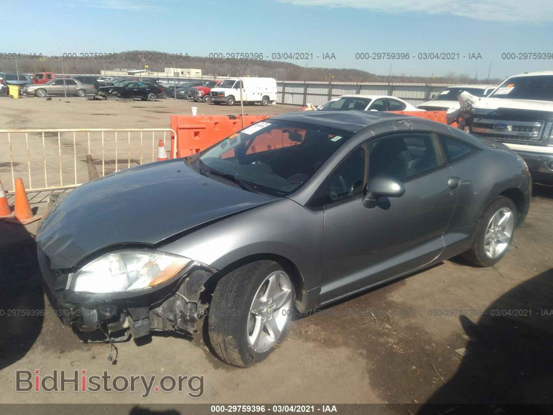 2008 MITSUBISHI ECLIPSE - VIN: 4A3AK24F98E004391 - Фото 2