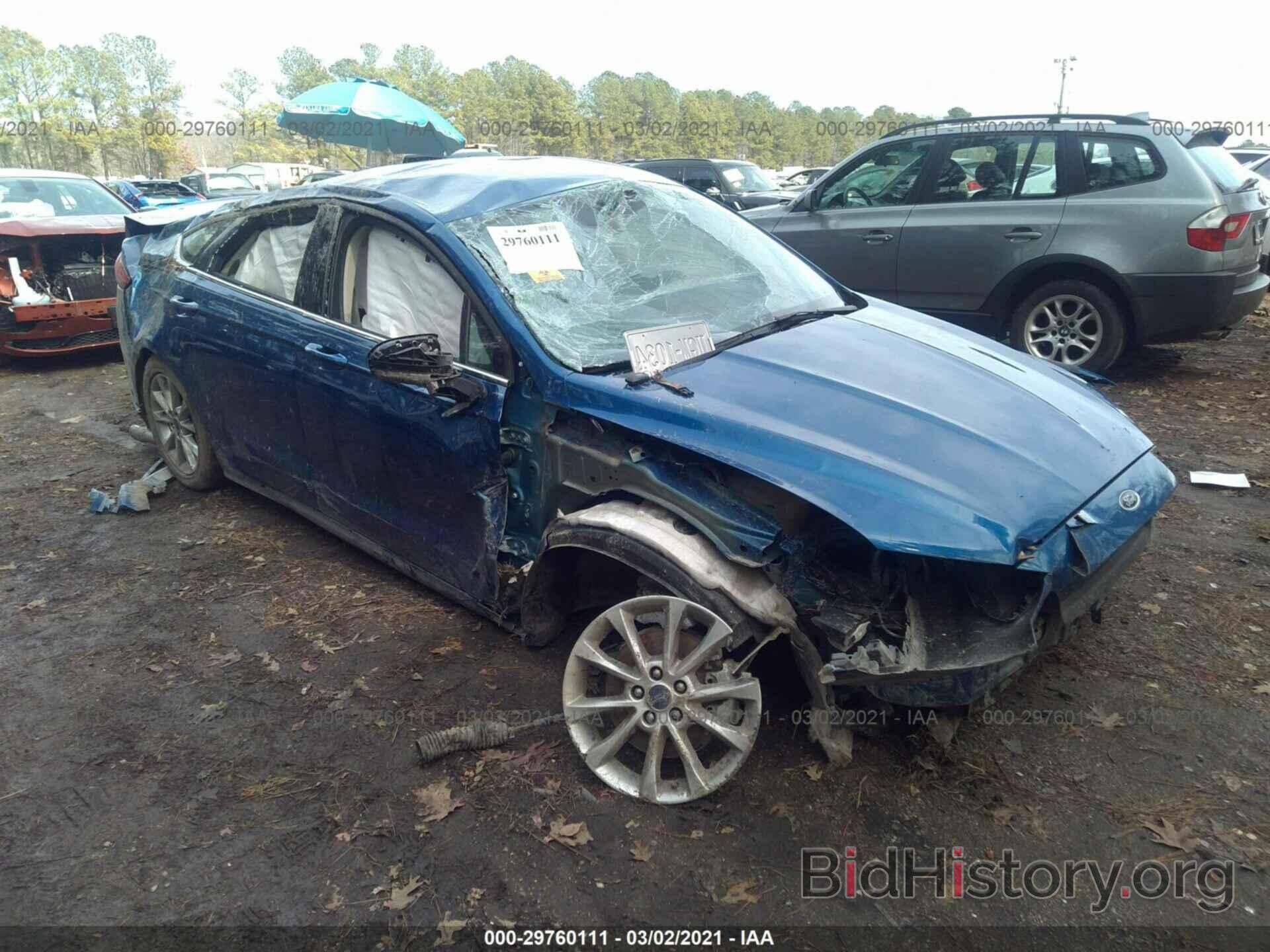 Photo 3FA6P0H76HR169786 - FORD FUSION 2017