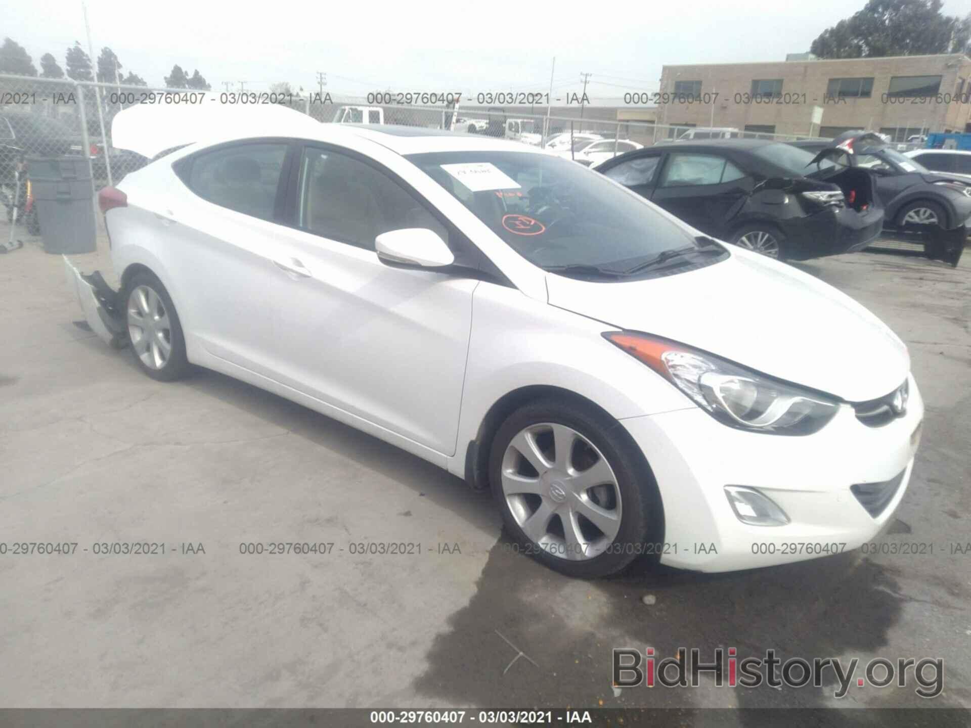 Photo 5NPDH4AE7DH216402 - HYUNDAI ELANTRA 2013