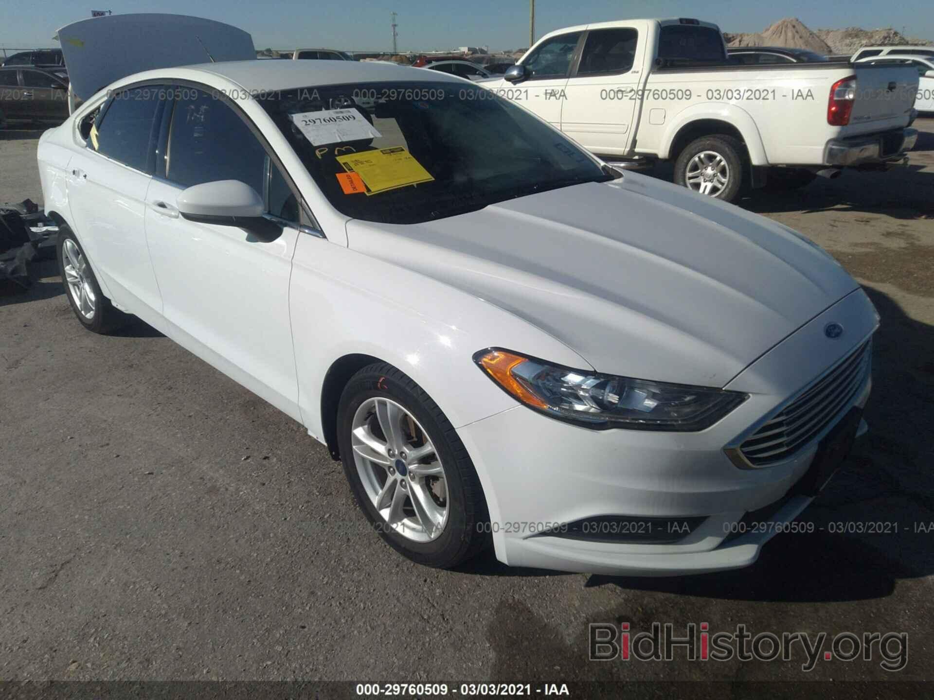 Photo 3FA6P0HD8JR231443 - FORD FUSION 2018