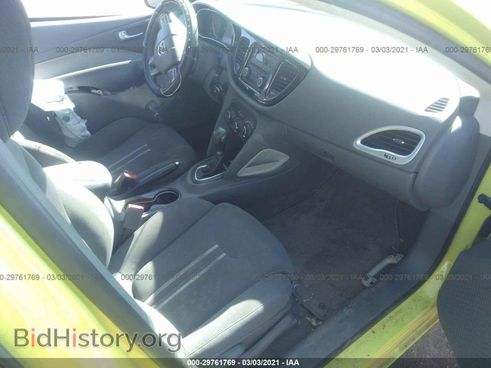 2013 DODGE DART - VIN: 1C3CDFBA3DD149547 - Фото 5