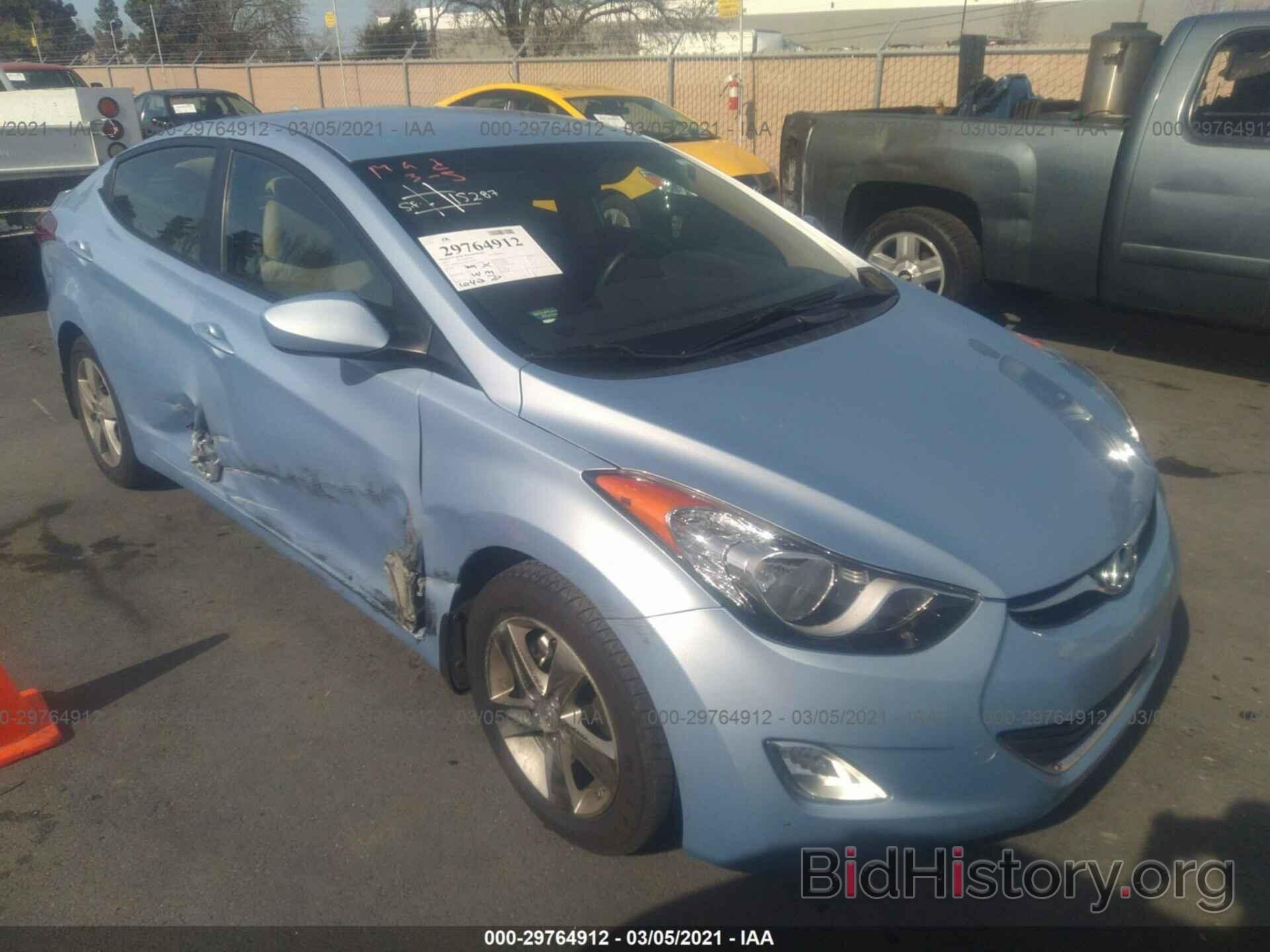 Photo KMHDH4AE9CU439119 - HYUNDAI ELANTRA 2012