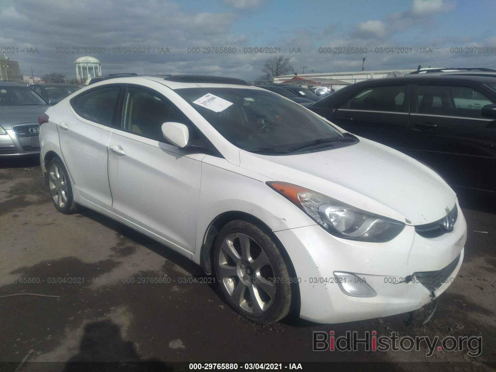 Photo 5NPDH4AEXCH149759 - HYUNDAI ELANTRA 2012