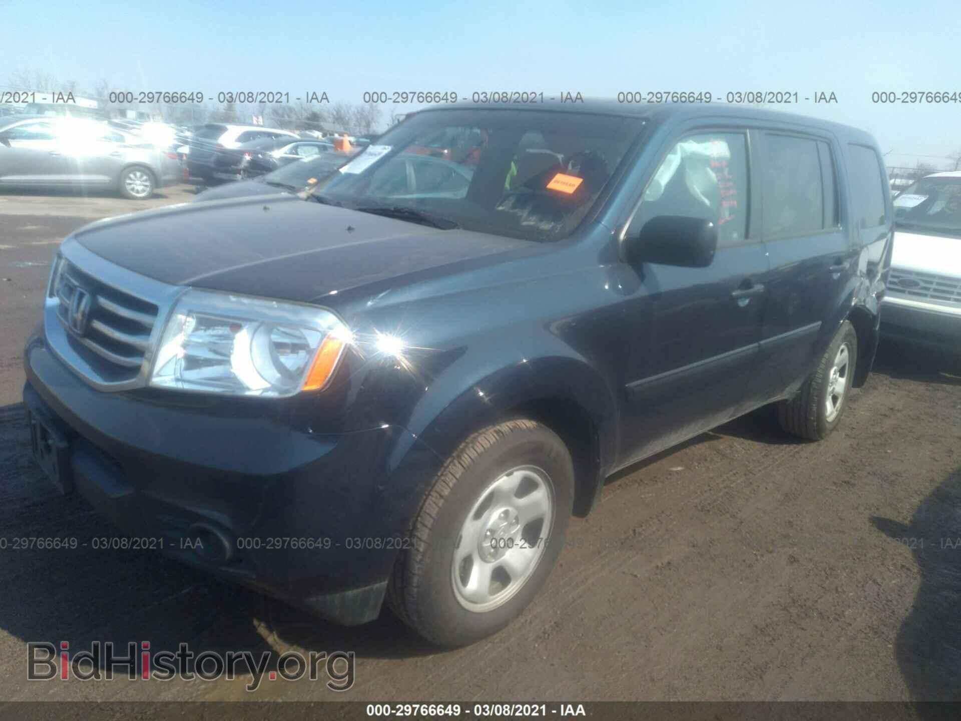 2012 HONDA PILOT - VIN: 5FNYF3H27CB026495 - Фото 2
