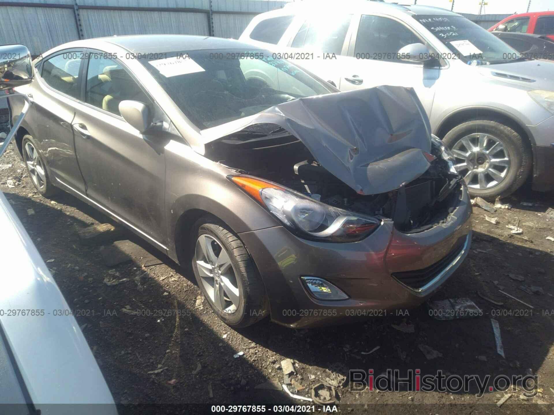 Photo 5NPDH4AE2CH114178 - HYUNDAI ELANTRA 2012