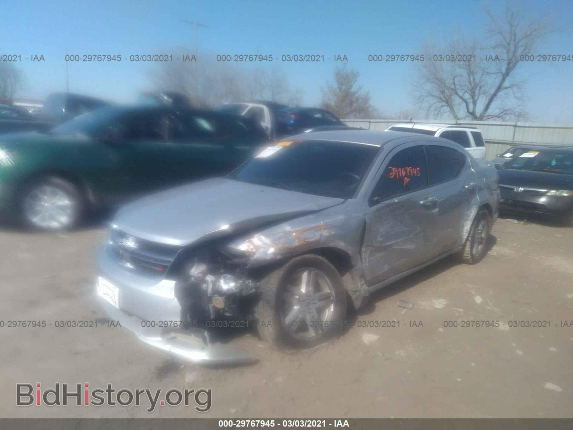 2012 DODGE AVENGER - VIN: 1C3CDZAB2CN216689 - Фото 2