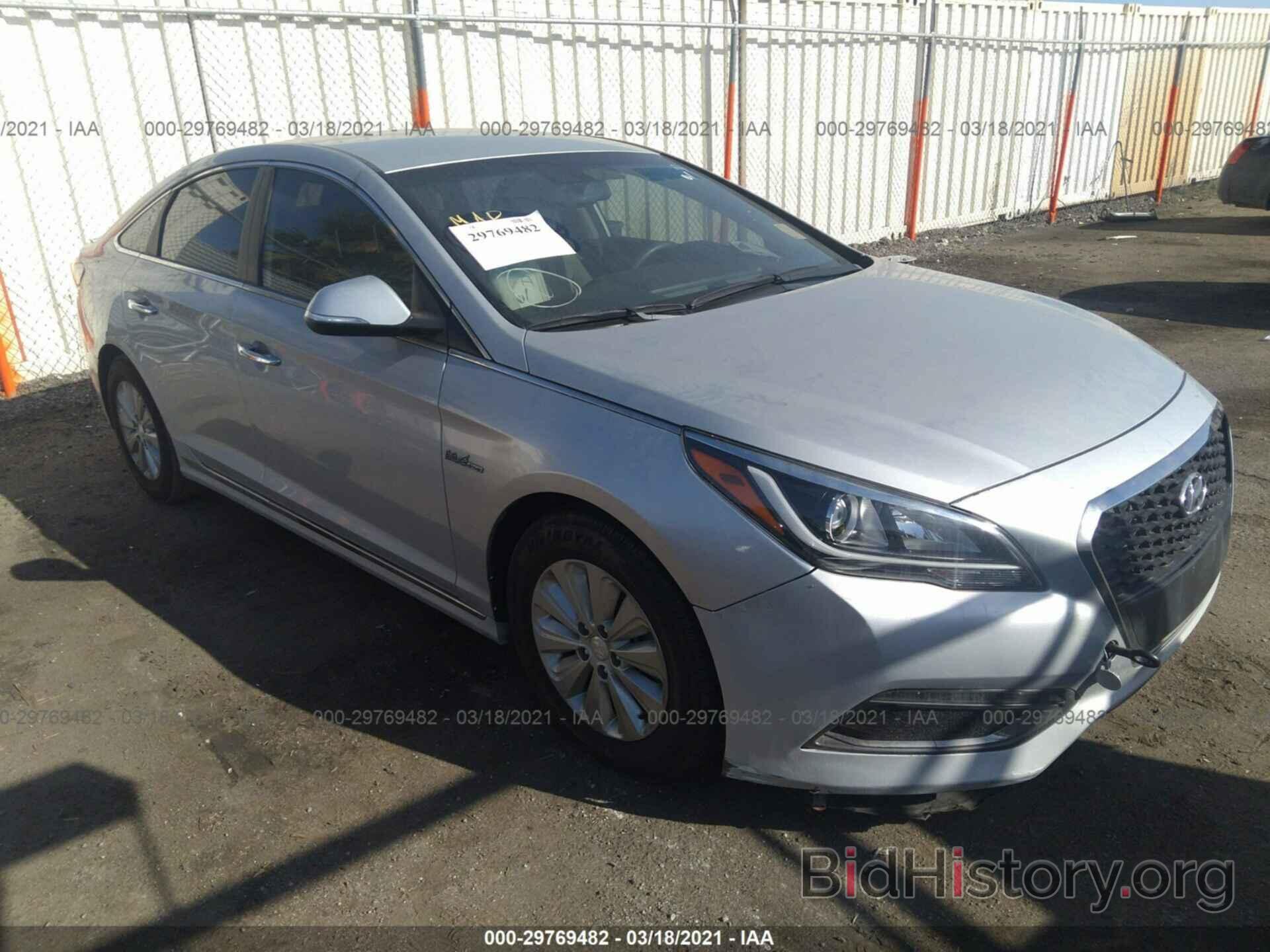 Photo KMHE24L34HA075329 - HYUNDAI SONATA HYBRID 2017