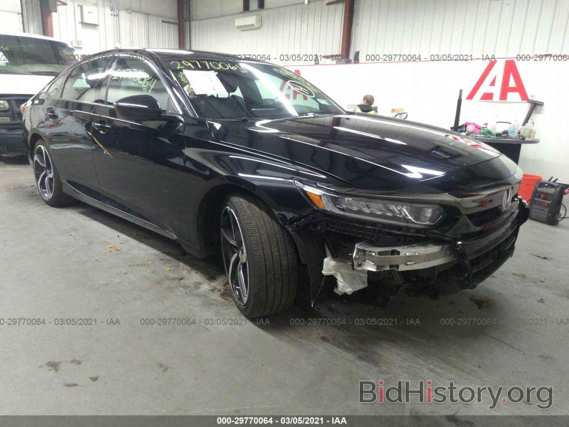 Photo 1HGCV1F38KA095895 - HONDA ACCORD SEDAN 2019