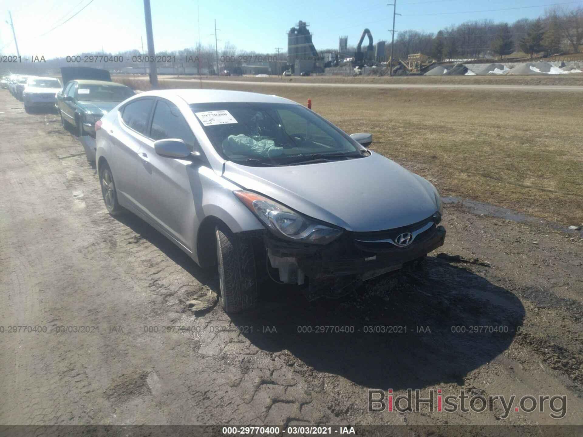 Photo 5NPDH4AE7DH351069 - HYUNDAI ELANTRA 2013