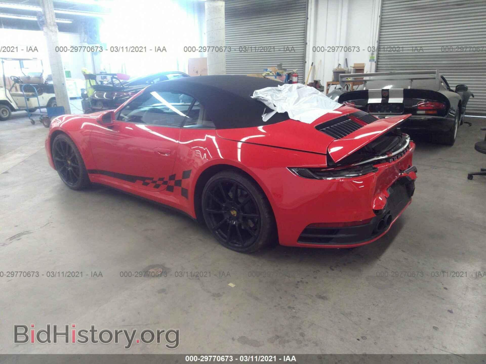 2020 PORSCHE 911 - VIN: WP0CA2A98LS251845 - Фото 3