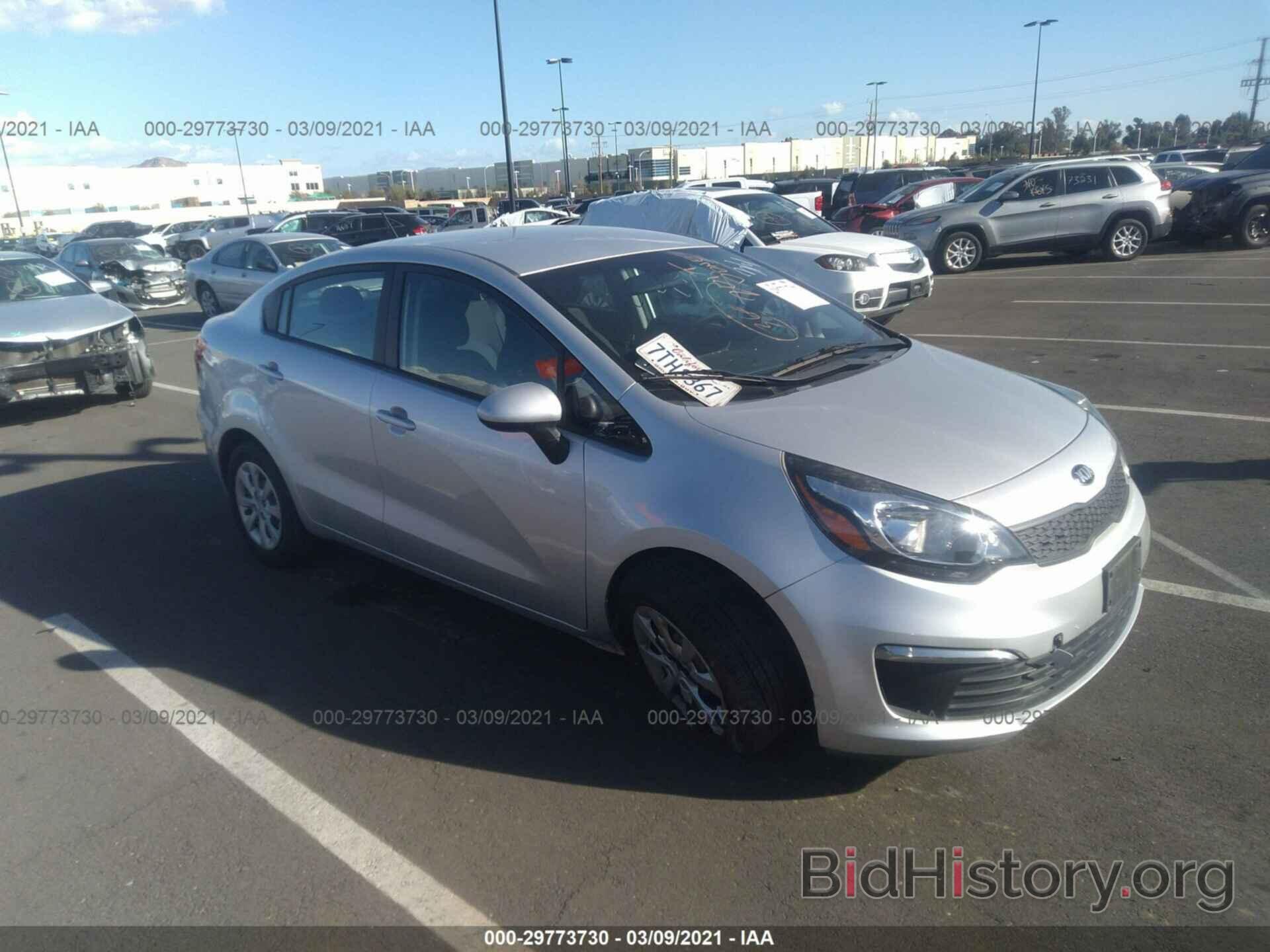 Photo KNADM4A37G6633931 - KIA RIO 2016