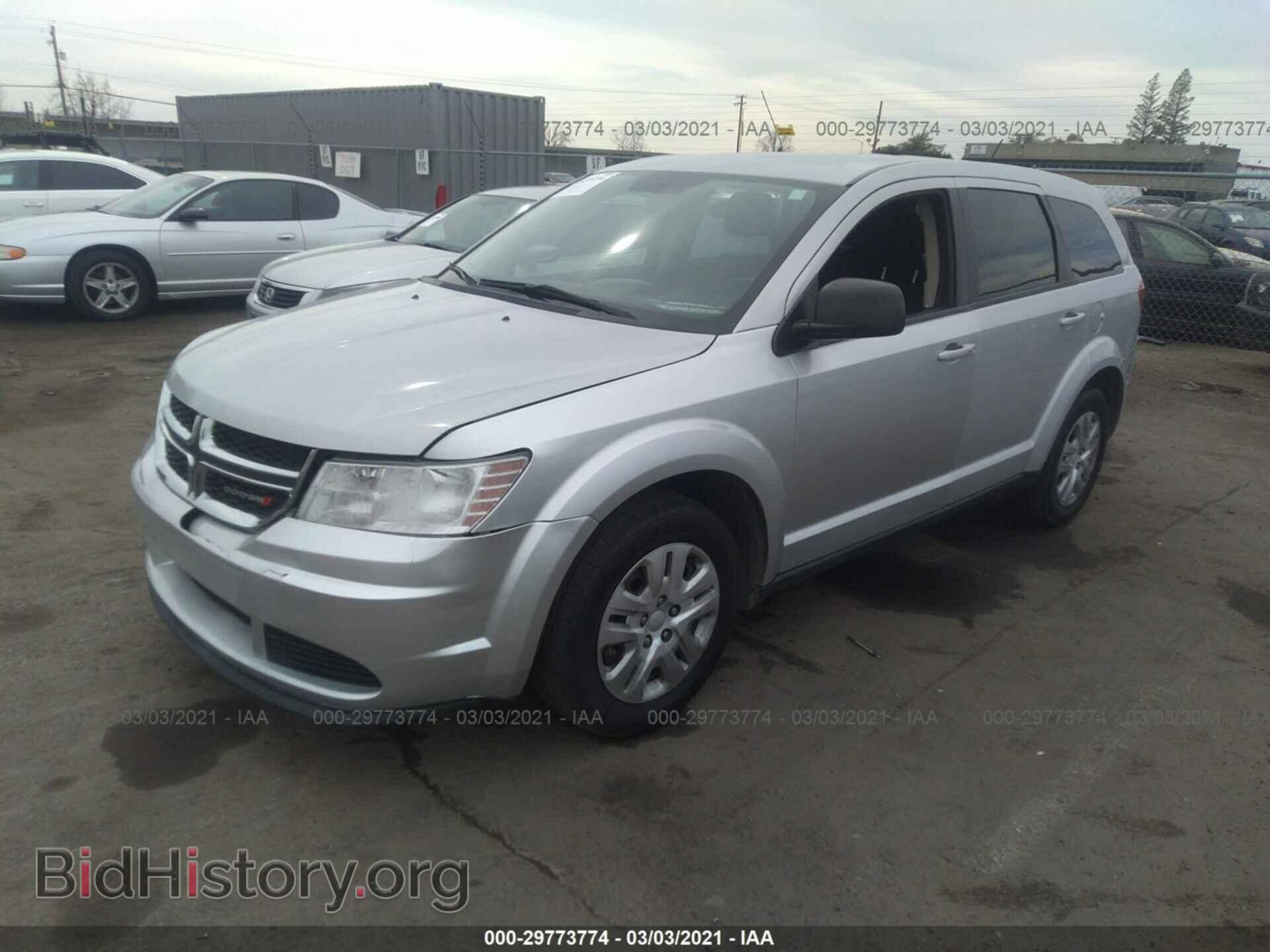 2014 DODGE JOURNEY - VIN: 3C4PDCAB0ET245699 - Фото 2