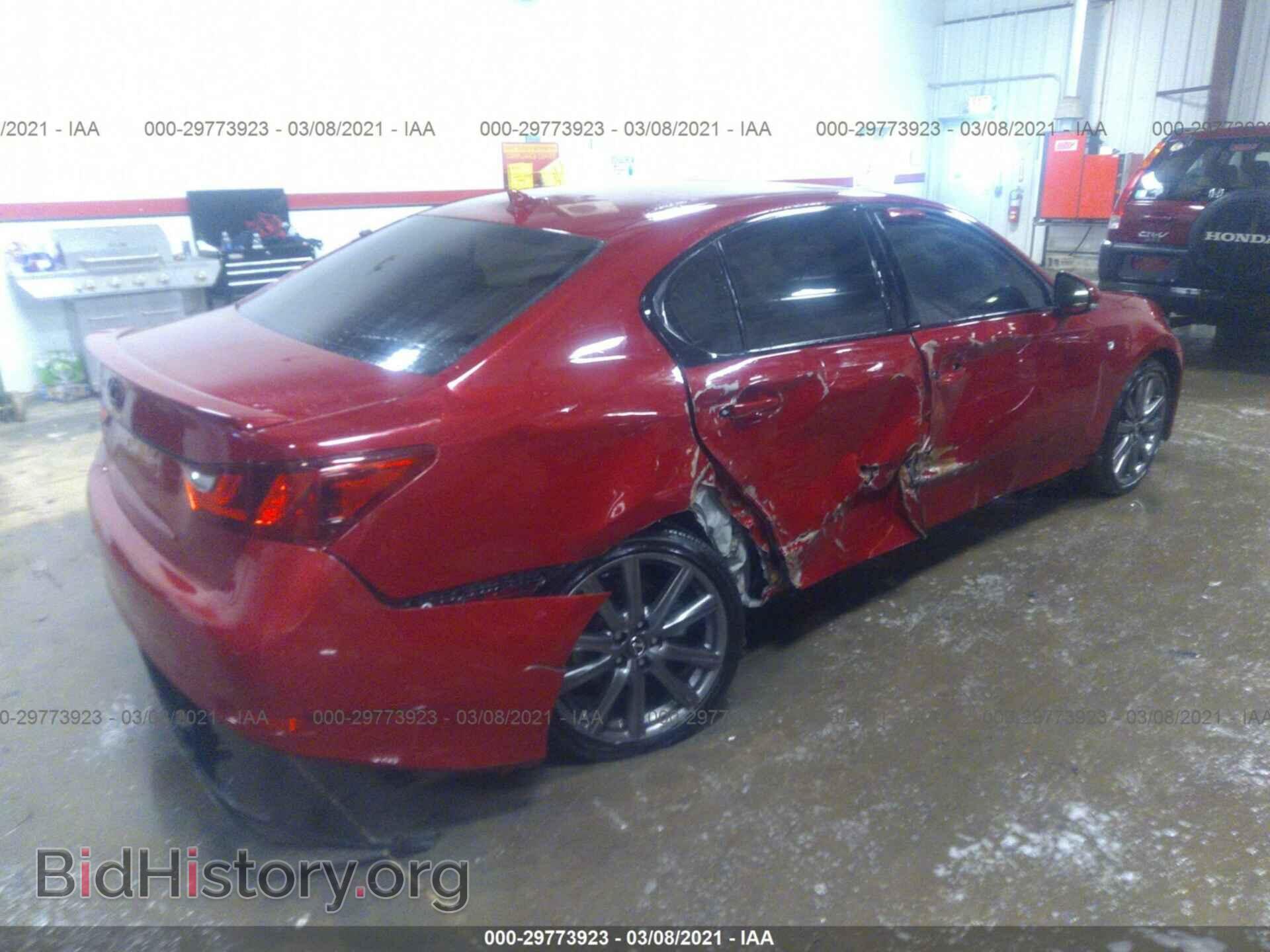 2013 LEXUS GS 350 - VIN: JTHCE1BL3D5002926 - Фото 4